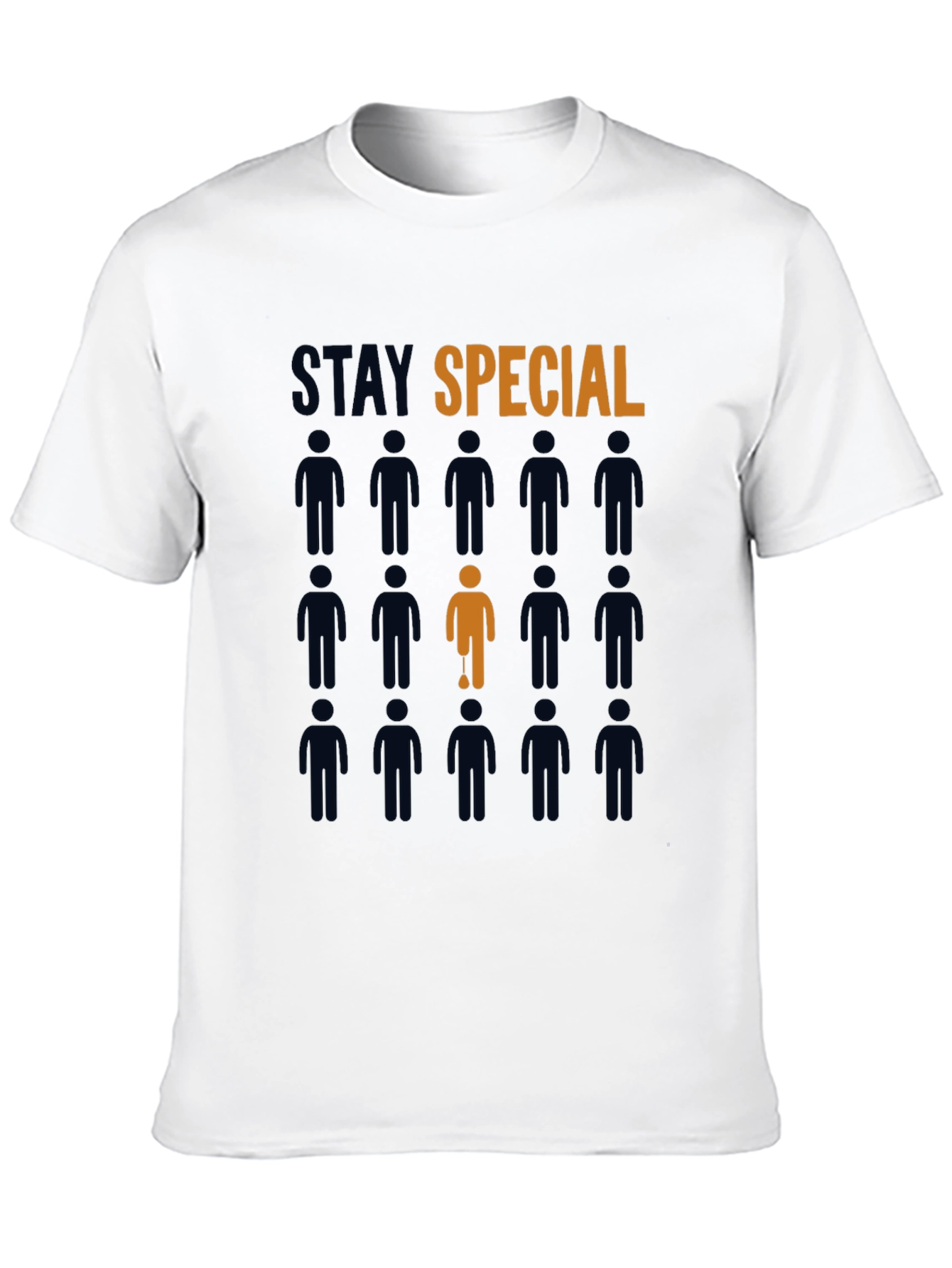 Black Stay Special Graphic Tee - Black Cotton T-Shirt view 10