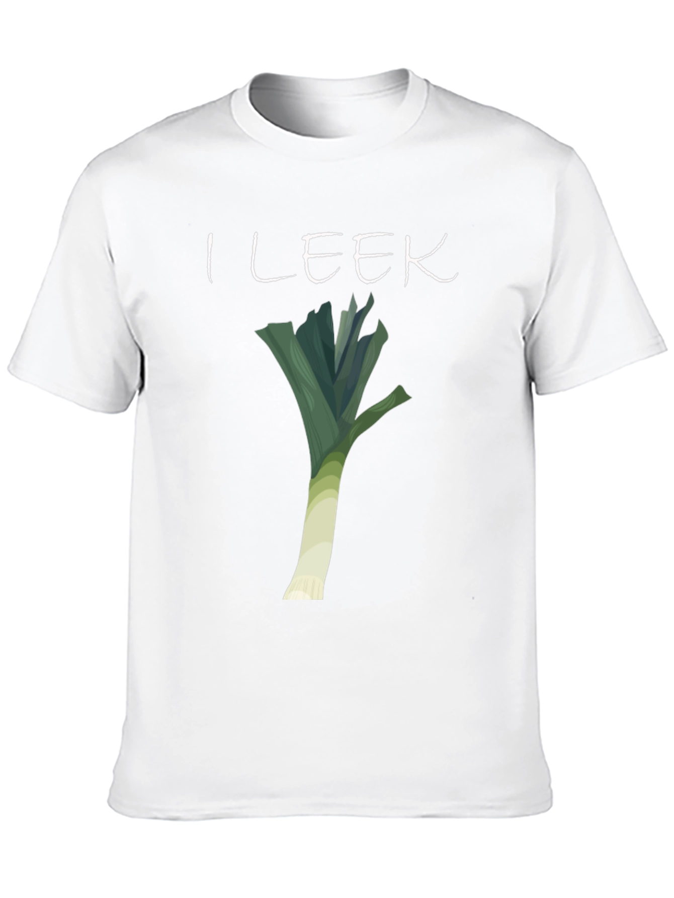 I Leek T-Shirt - Funny Vegetable Pun Tee - 10