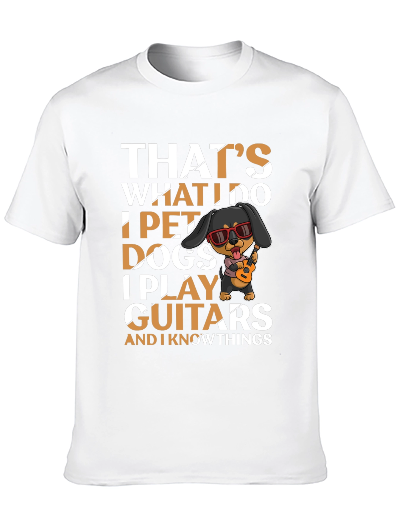 Black Dog Lover T-Shirt - Guitar Player Tee view 10