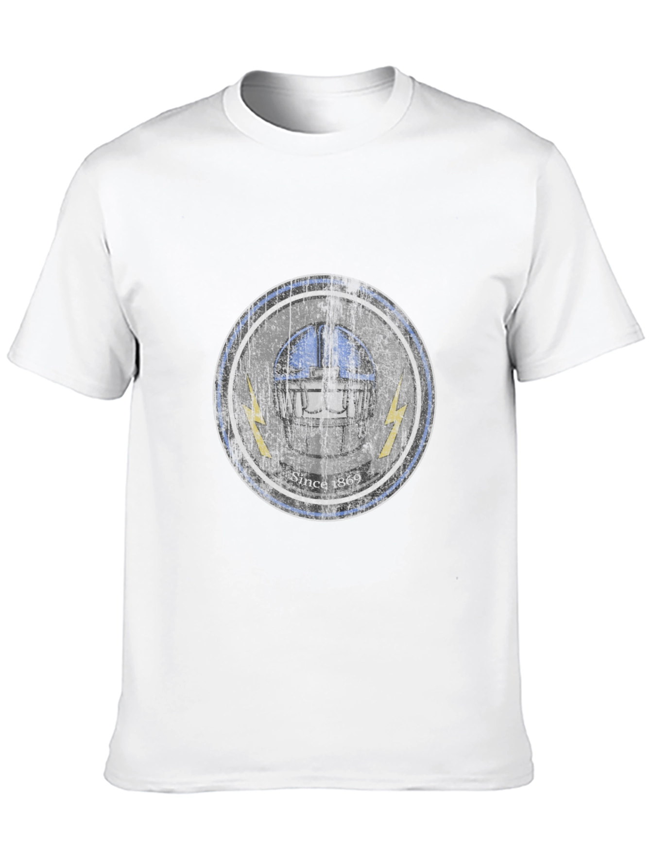 Black Vintage Football Helmet Since 1869 Graphic T-Shirt view 10