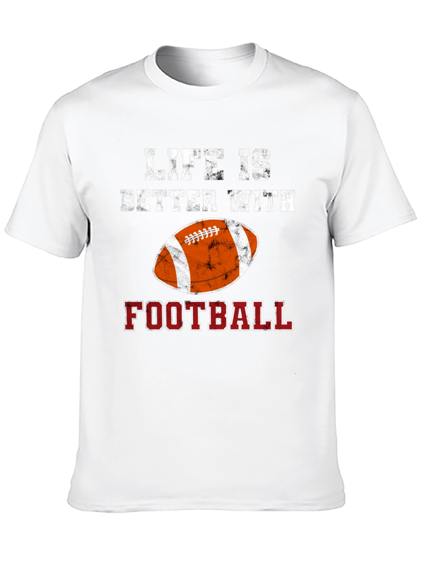 Black Life Is Better With Football T-Shirt view 10