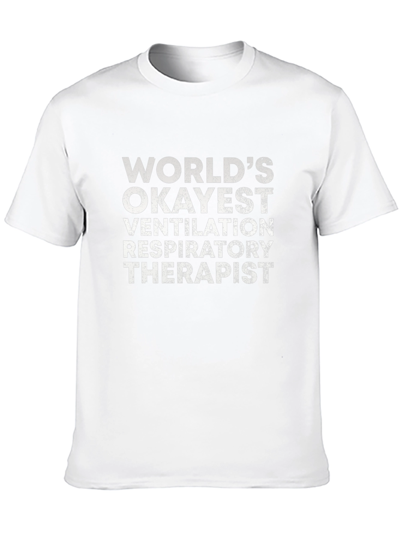 Black Okayest Respiratory Therapist Graphic Tee view 10