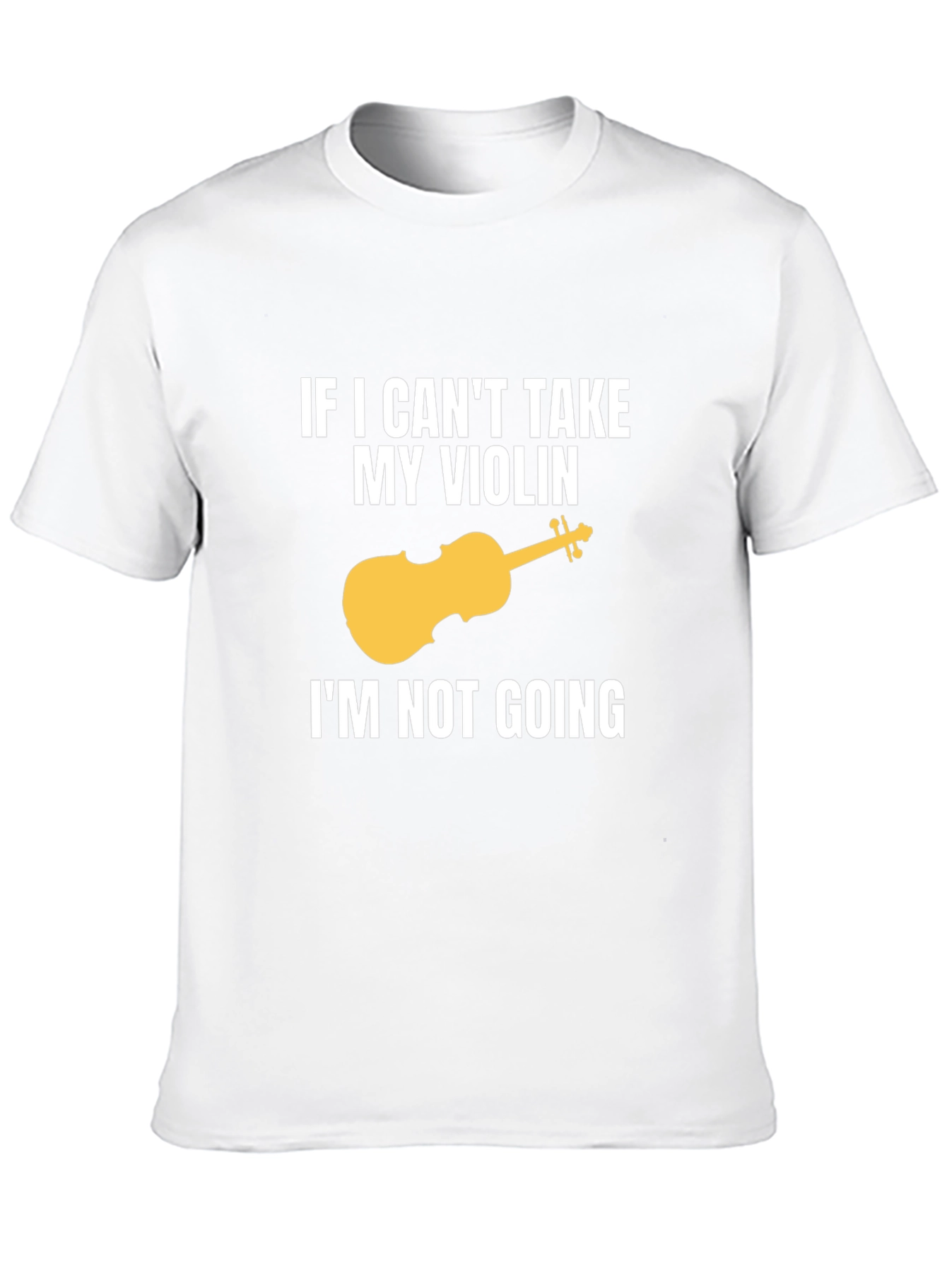 Black Funny Violinist T-Shirt - If I Can't Take My Violin view 10