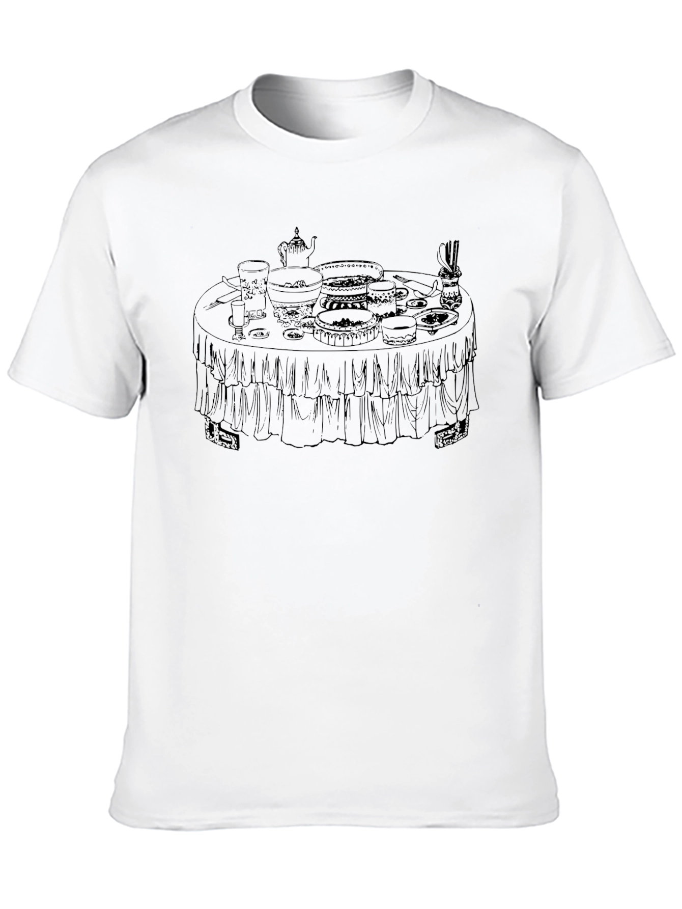 Black Tea Party Graphic Tee - Quirky Style view 10