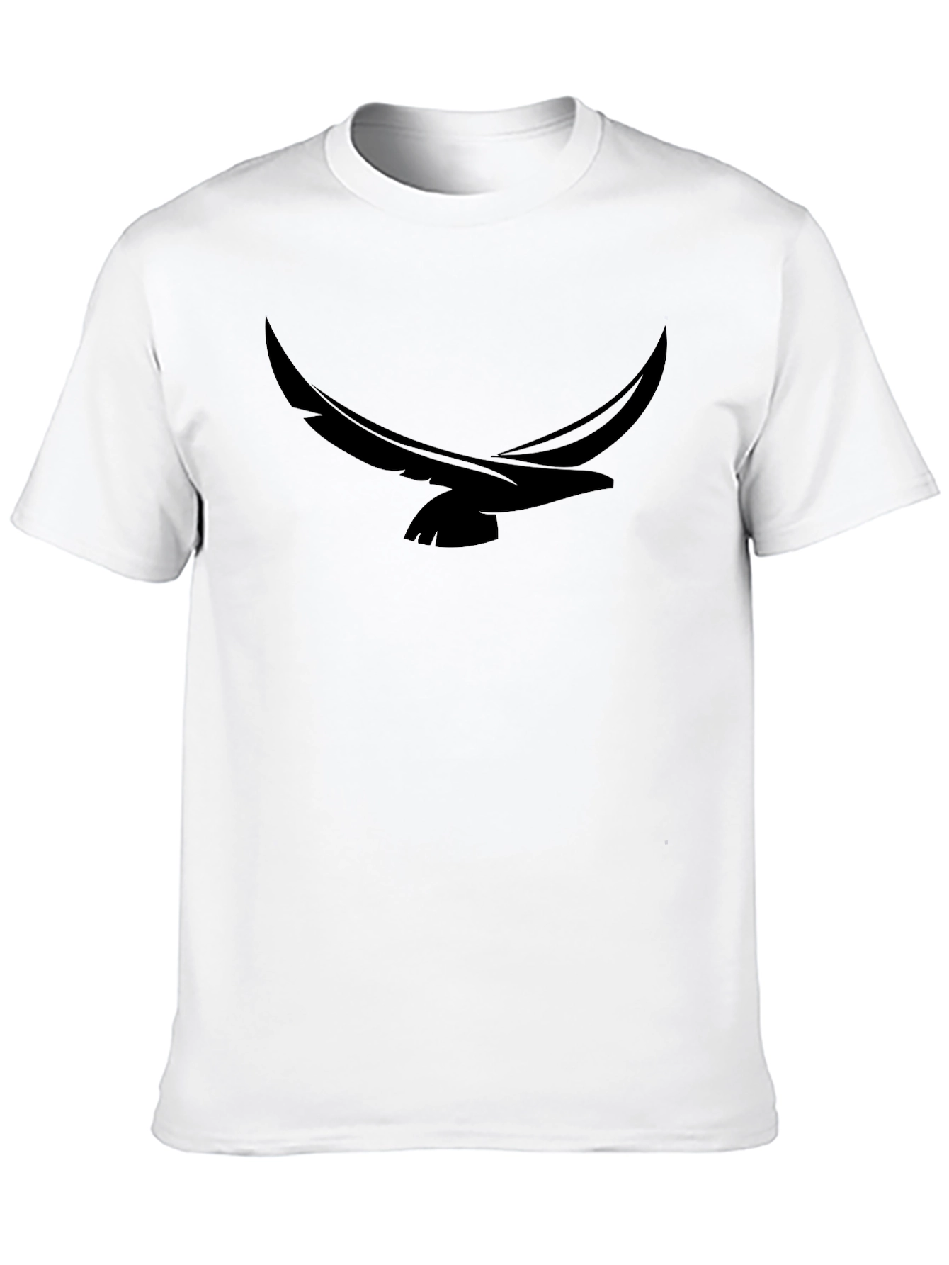 Black Eagle Graphic Tee - Men's Short Sleeve Crew Neck - 10