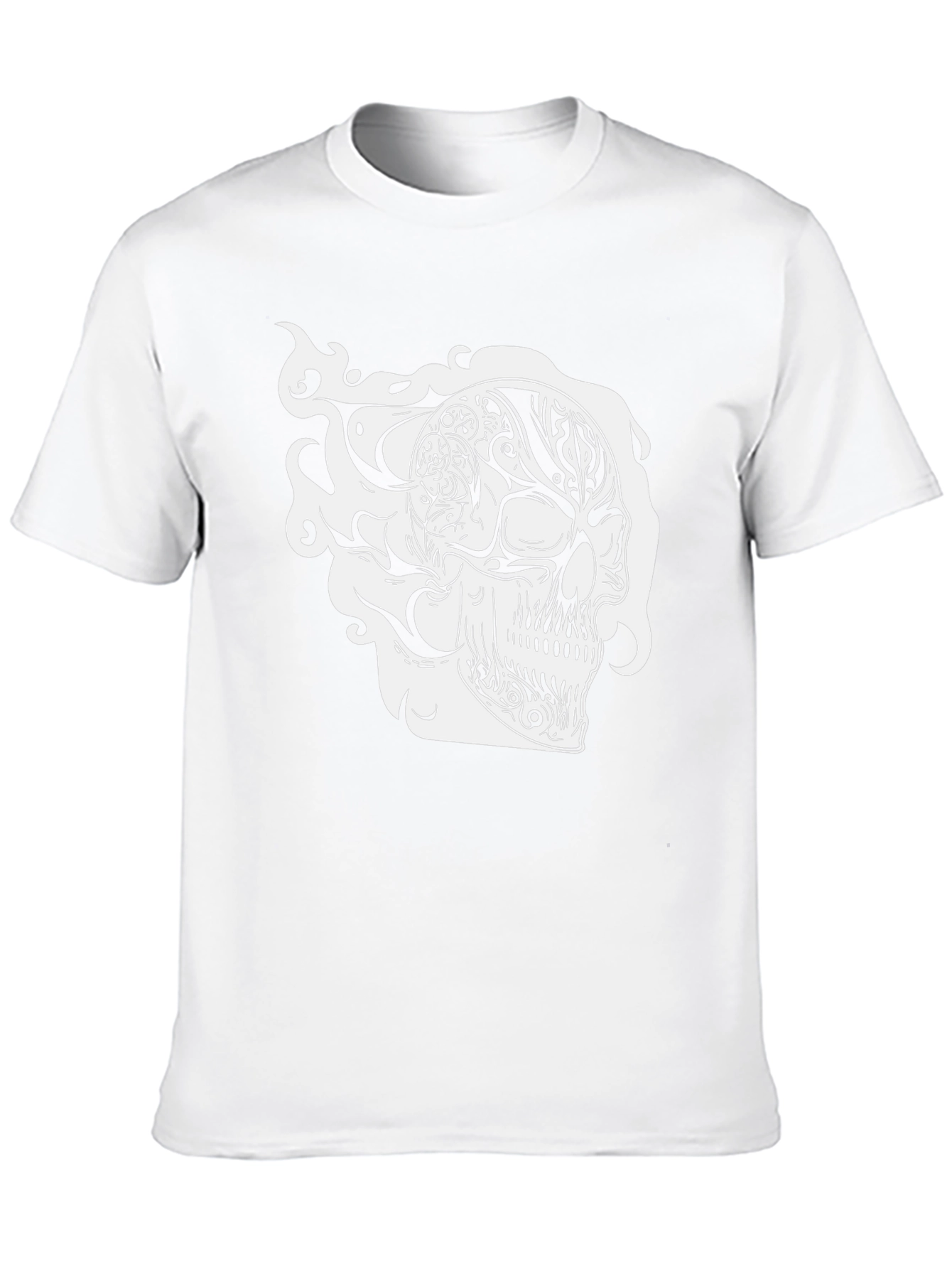 Black Skull Graphic Black T-Shirt view 10
