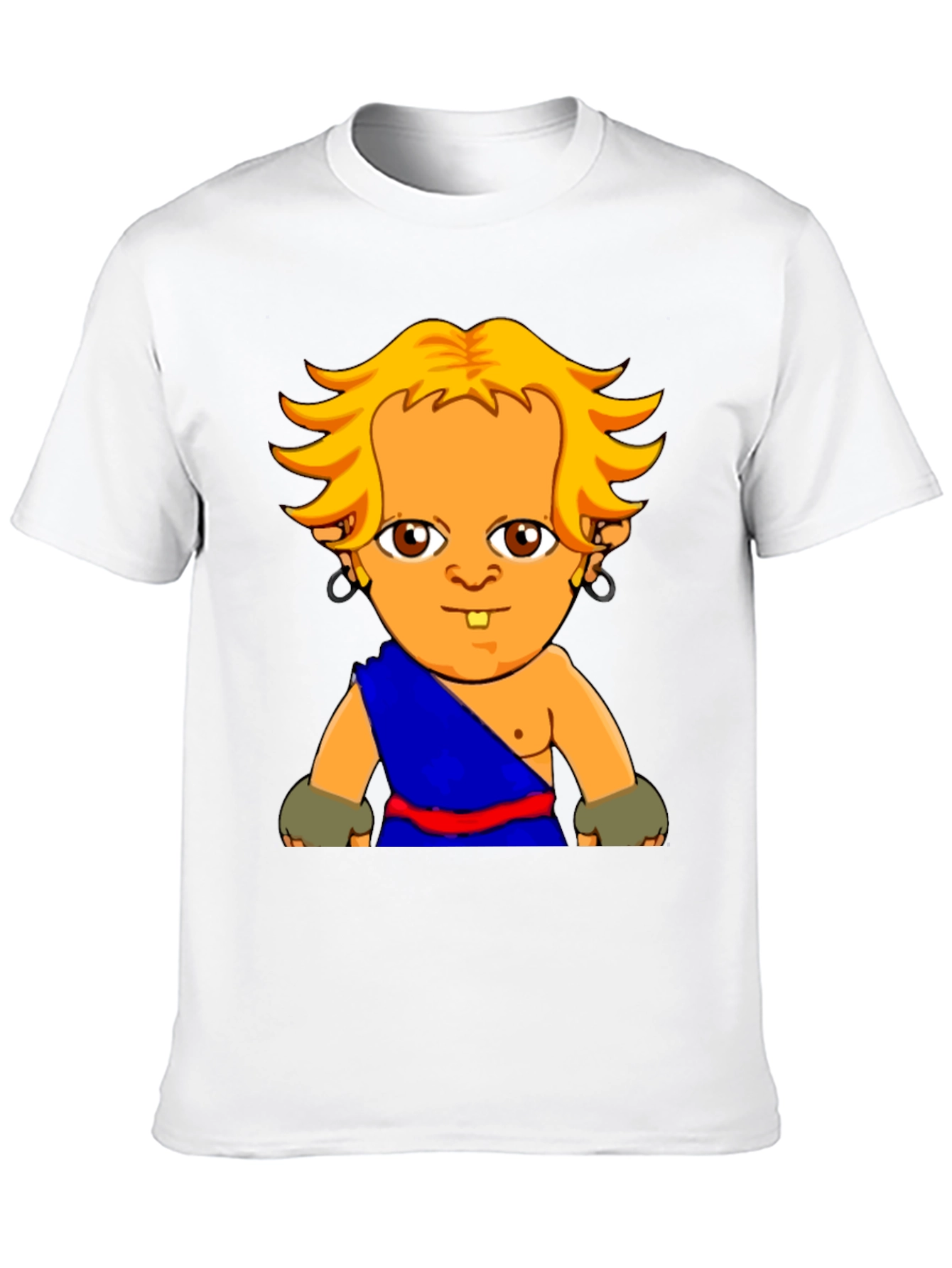 Black Cartoon Character Graphic Black T-Shirt view 10