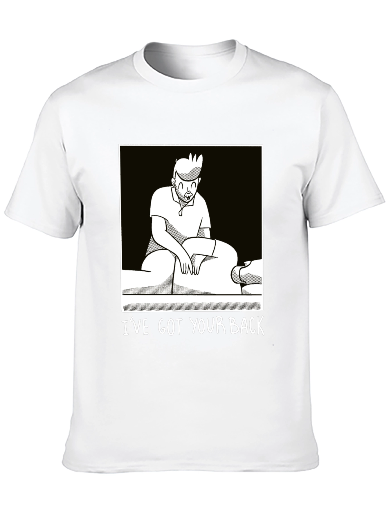 Black I've Got Your Back Chiropractic T-Shirt view 10