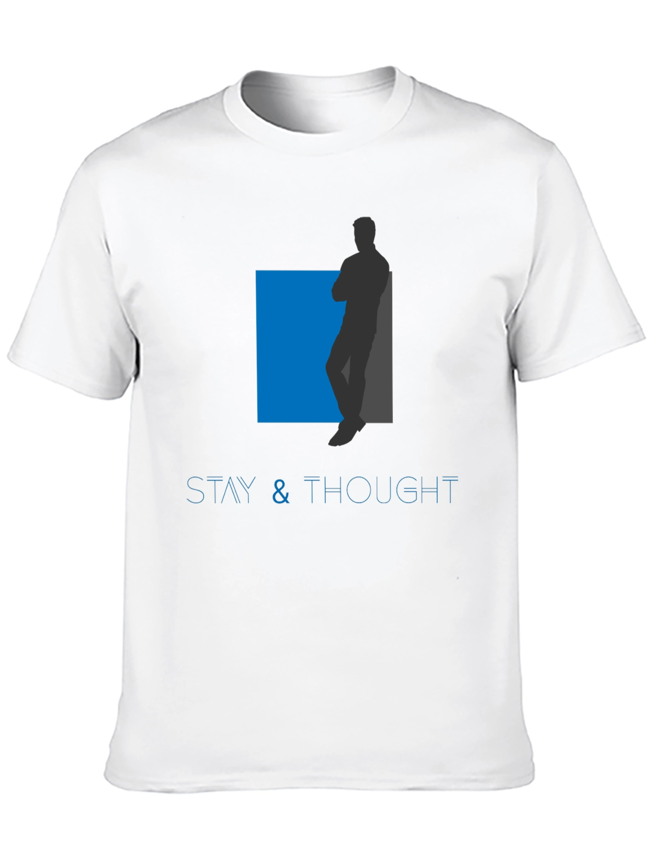 Black Stay & Thought Graphic T-Shirt - Relaxed Style view 10