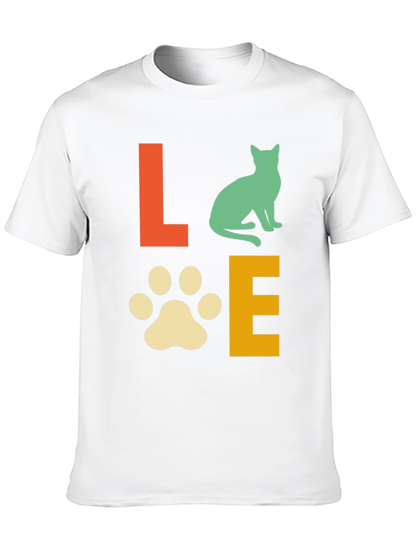 Black Love Cat T-Shirt view 10