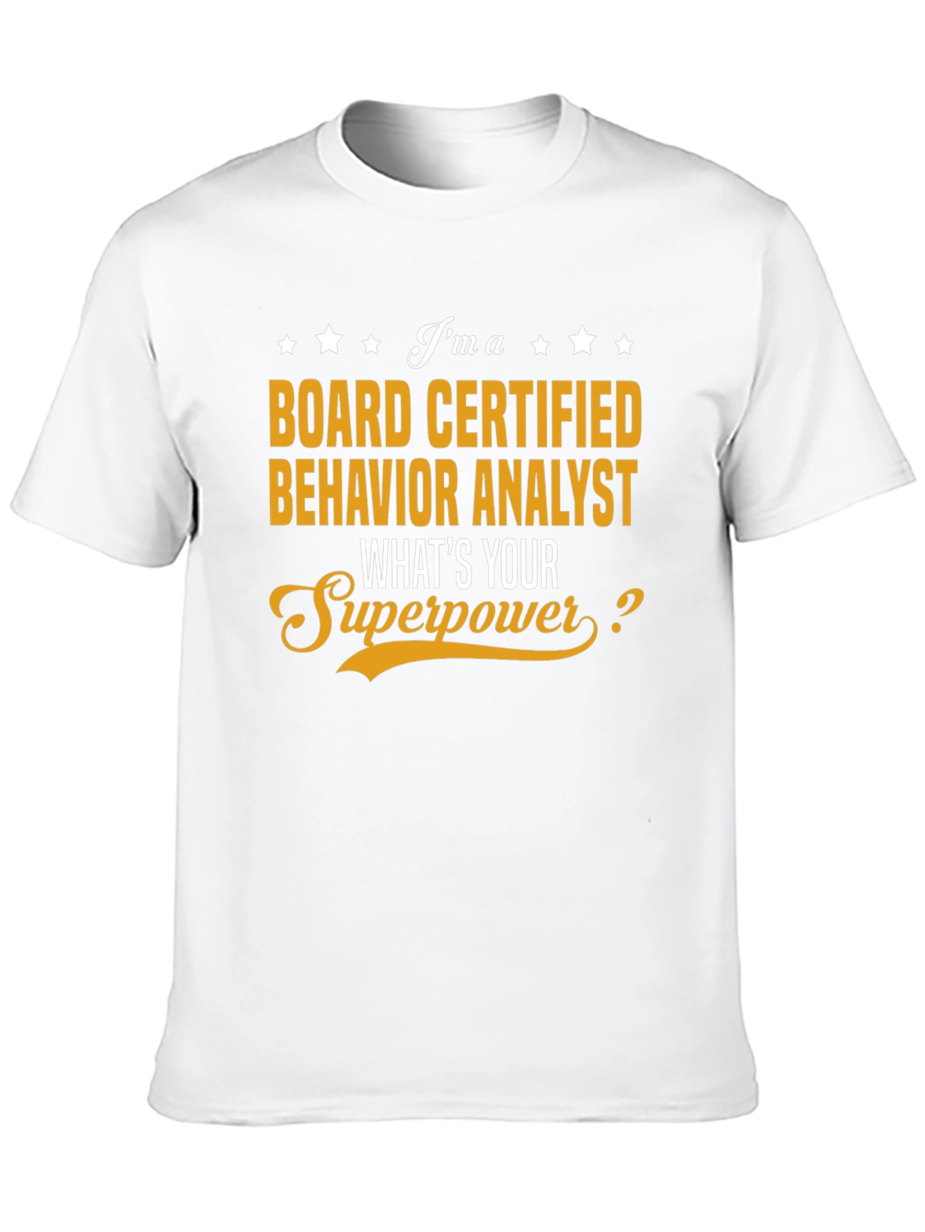 Black Board Certified Behavior Analyst T-Shirt view 10