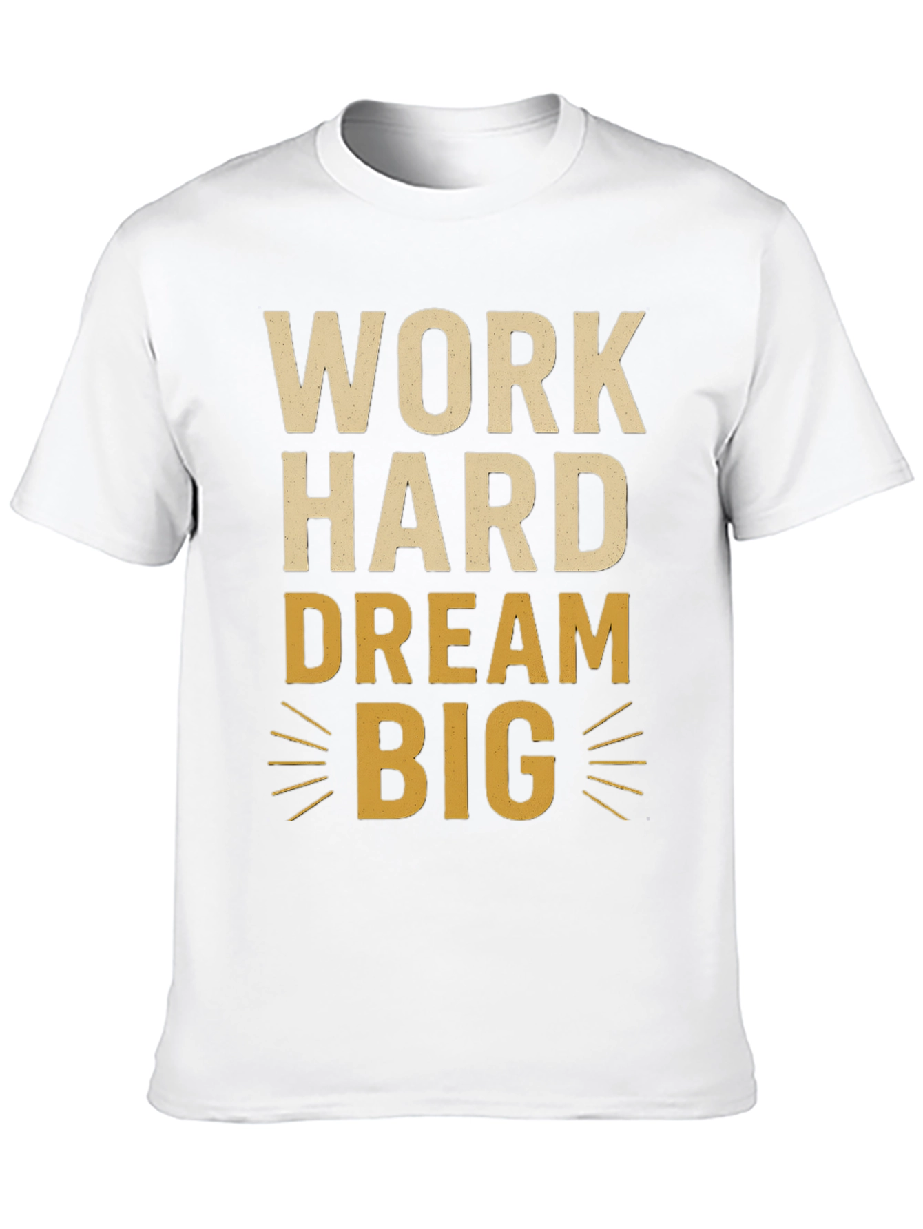 Black Work Hard Dream Big Graphic Tee view 10