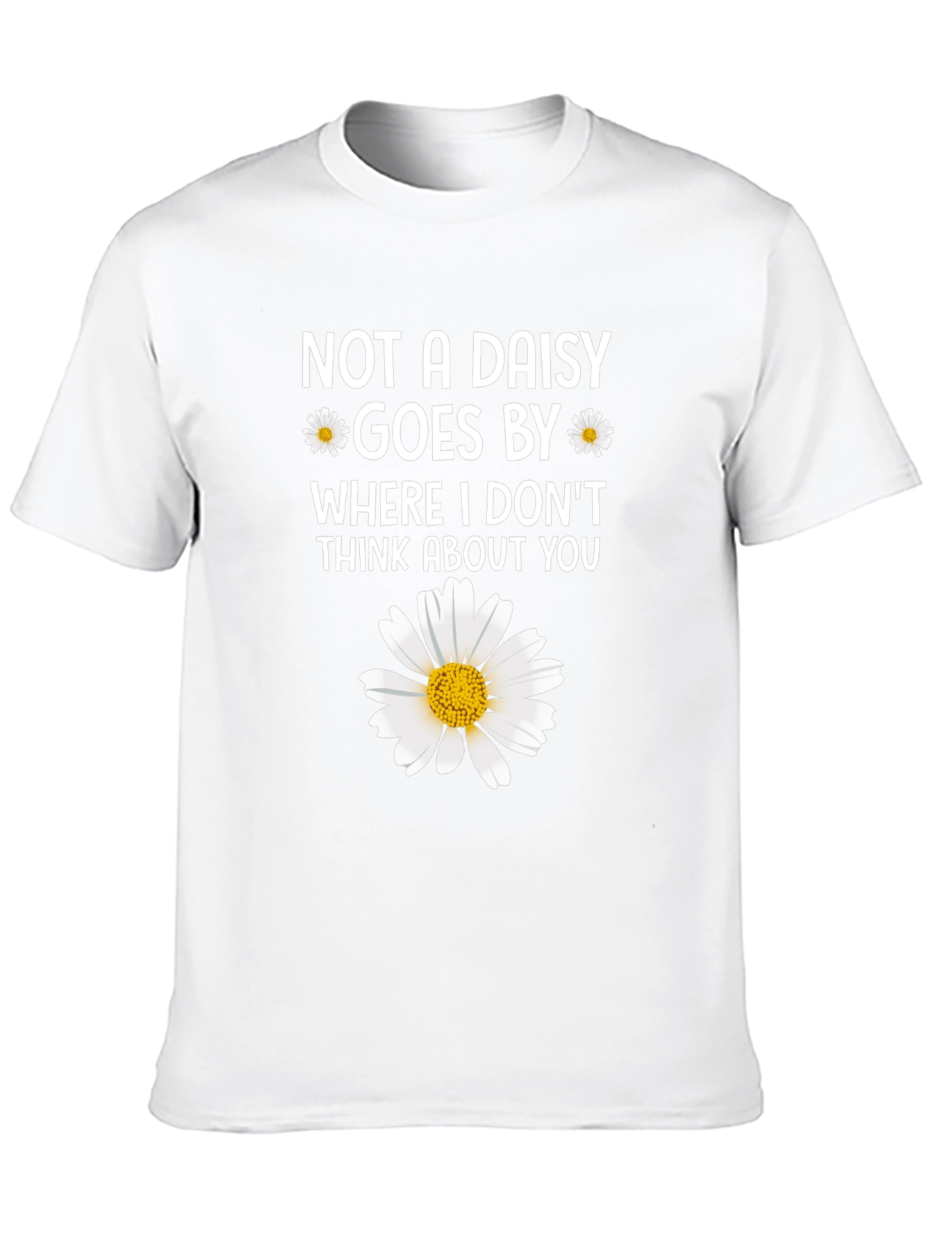 Black Daisy Graphic T-Shirt - "Not a Daisy Goes By..." view 10