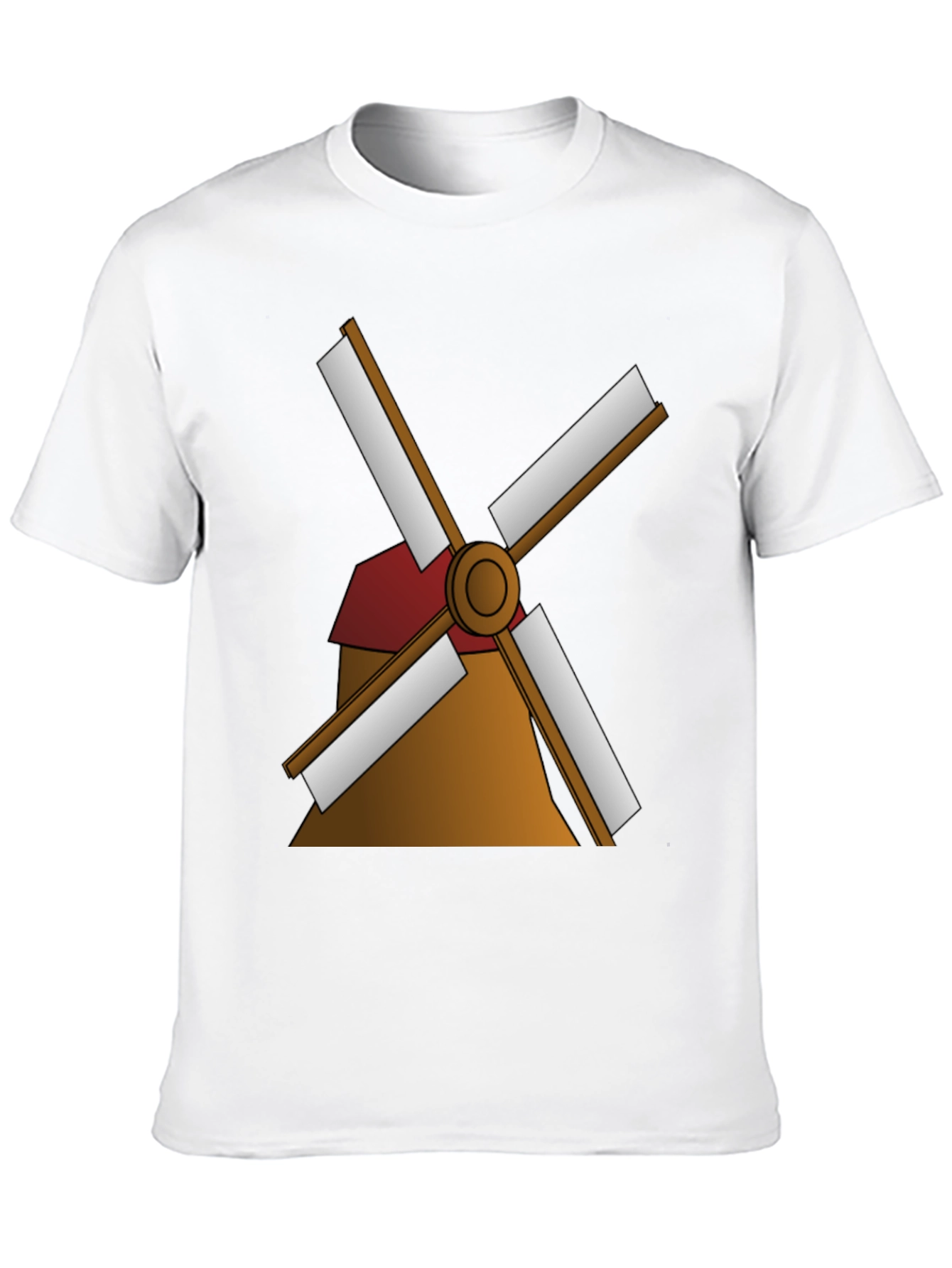 Black Windmill Graphic Tee - Classic Style view 10