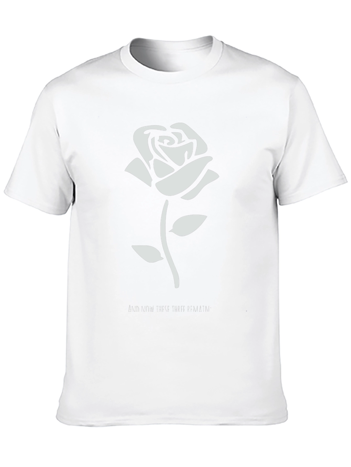 Black Rose Graphic Tee - Men's Black T-Shirt view 10