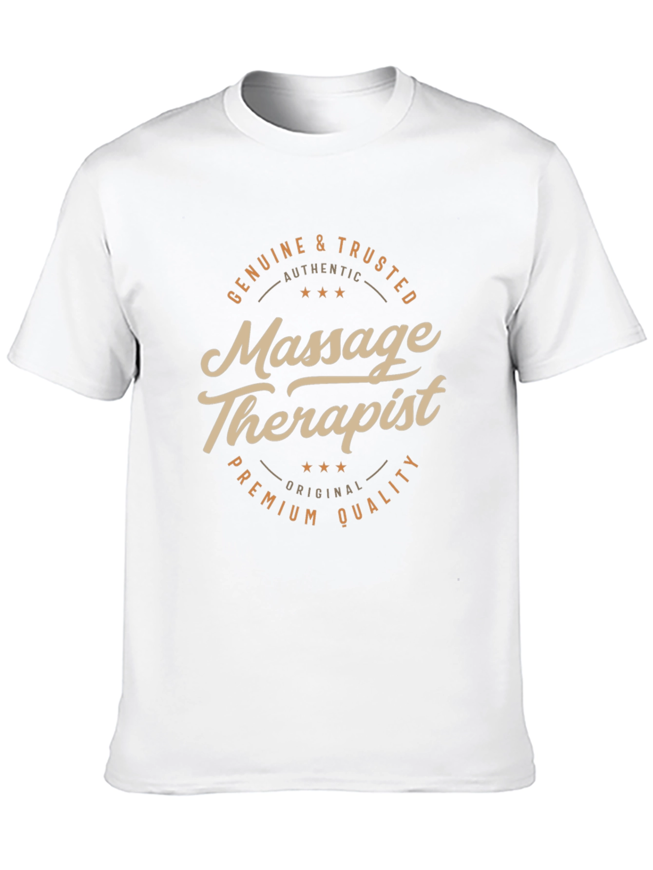 Black Massage Therapist Premium Quality T-Shirt view 10