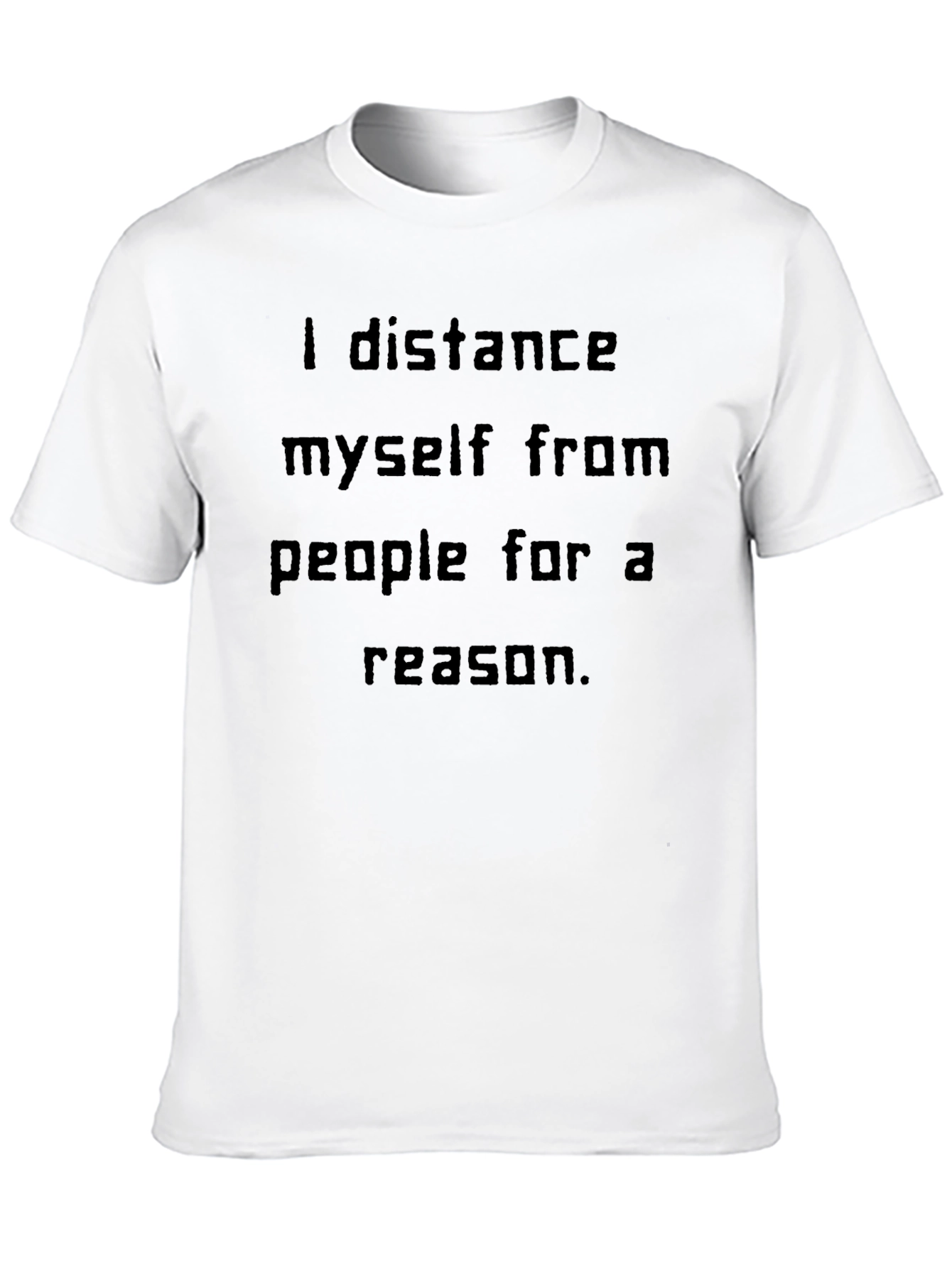 Black I Distance Myself T-Shirt view 10