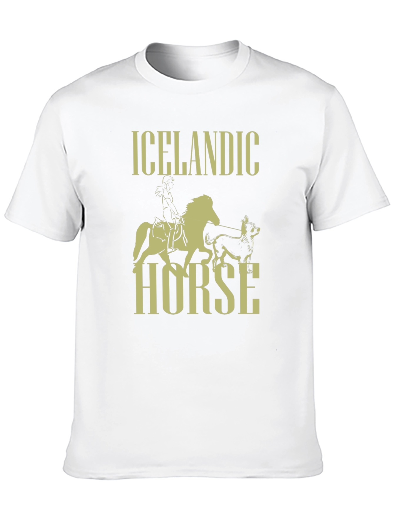 Black Icelandic Horse Graphic T-Shirt - Black view 10