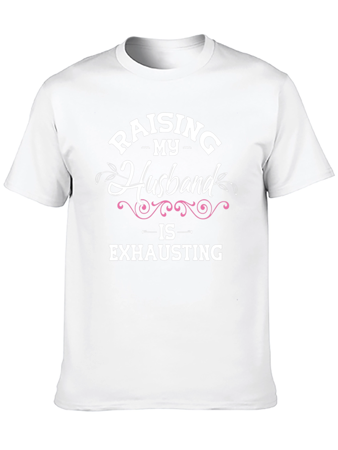 Black Raising My Husband T-Shirt view 10