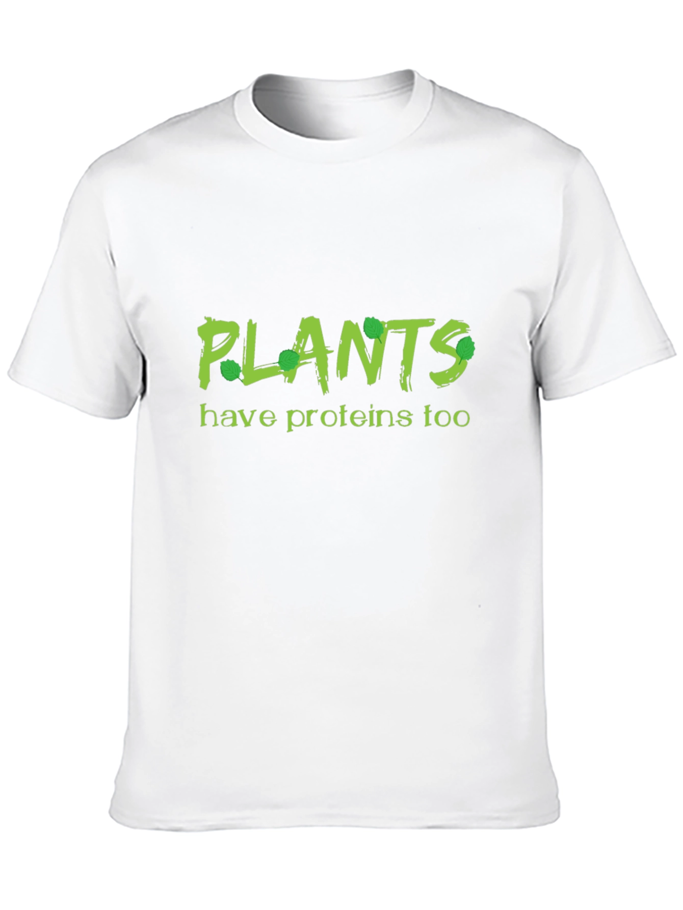 Black Plants Have Proteins Too T-Shirt - Vegan Apparel view 10