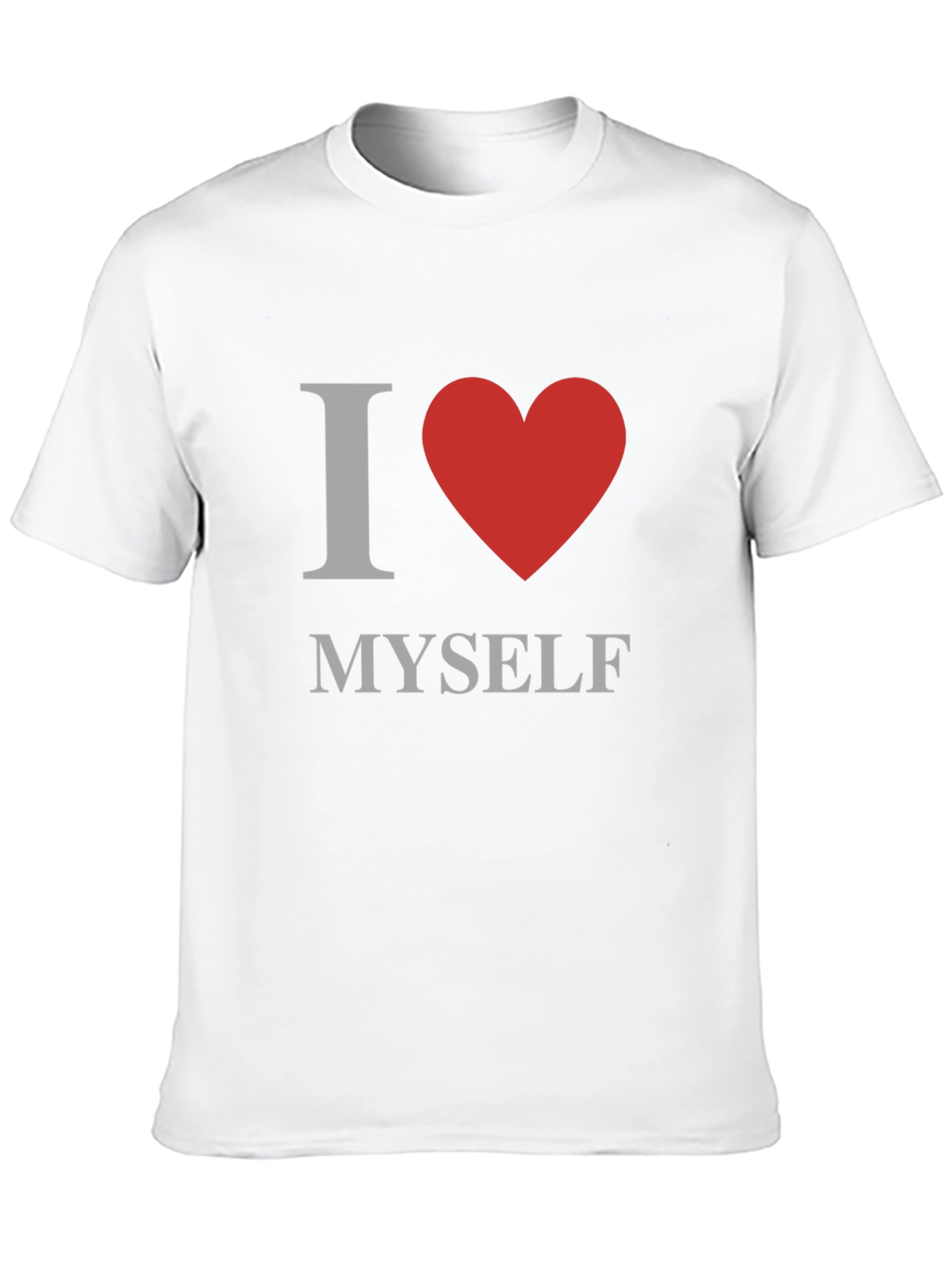 Black I Love Myself T-Shirt - Men's Graphic Tee view 10