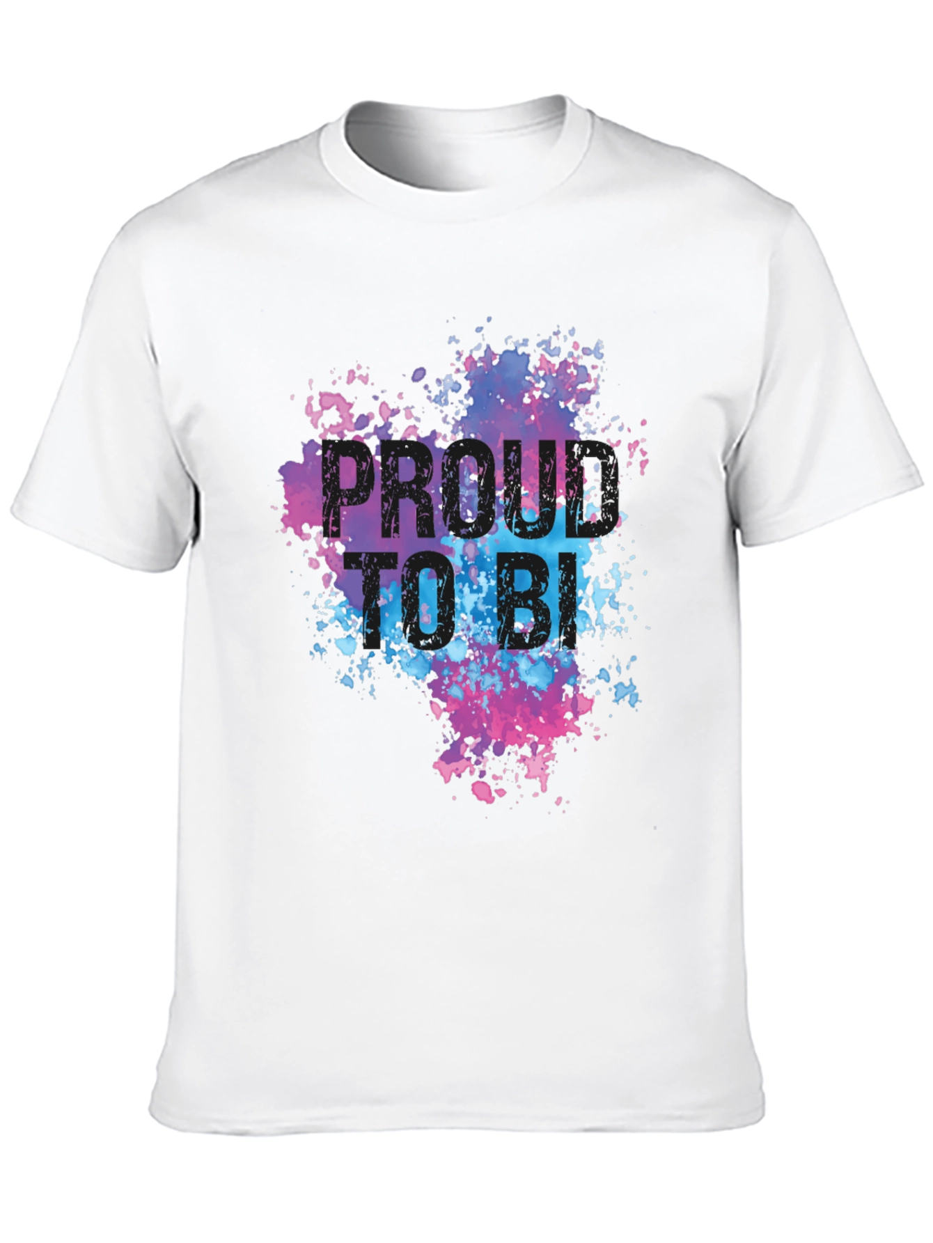 Black Proud to be BI T-Shirt view 10