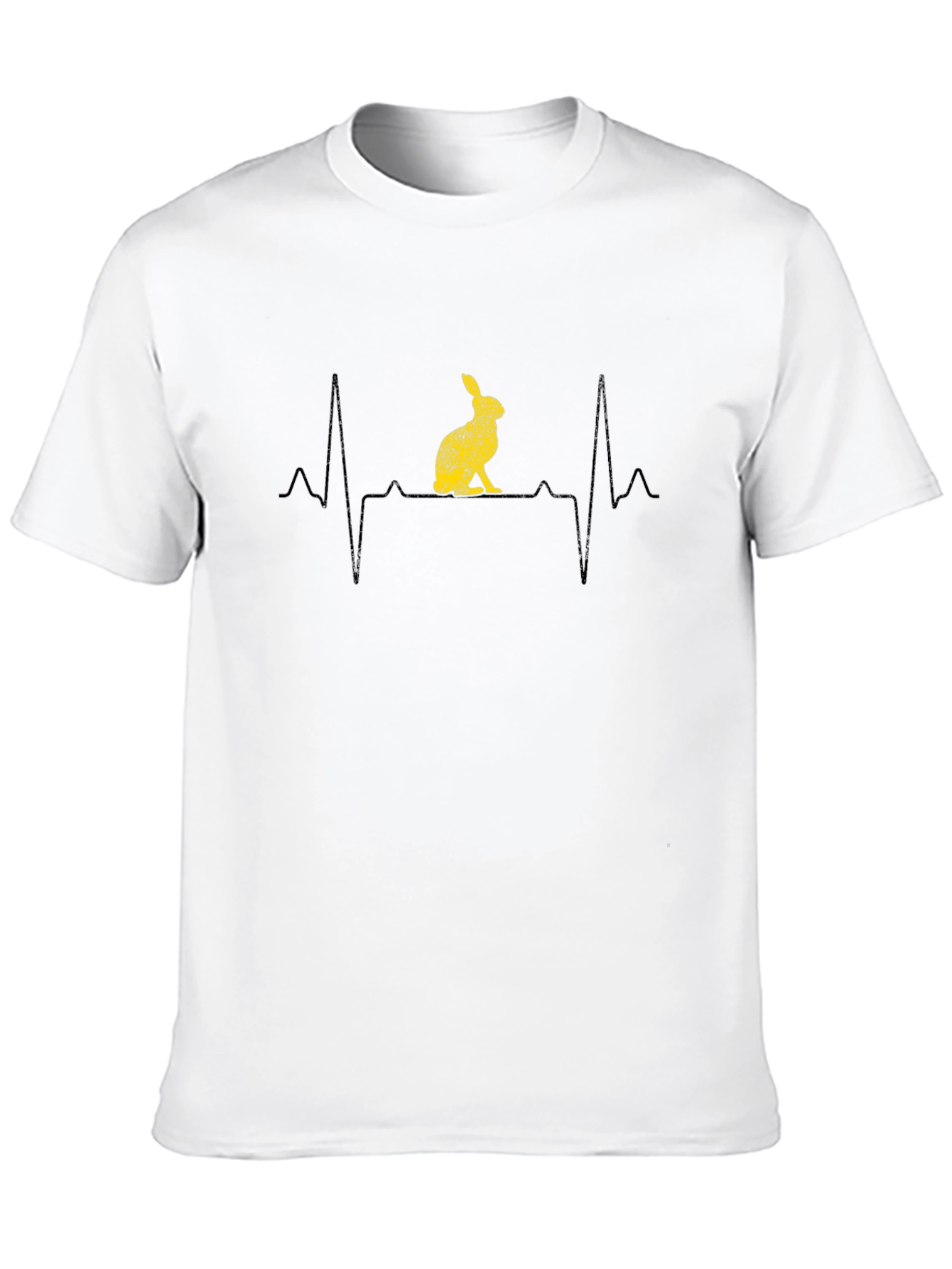 Black Rabbit Heartbeat T-Shirt view 10