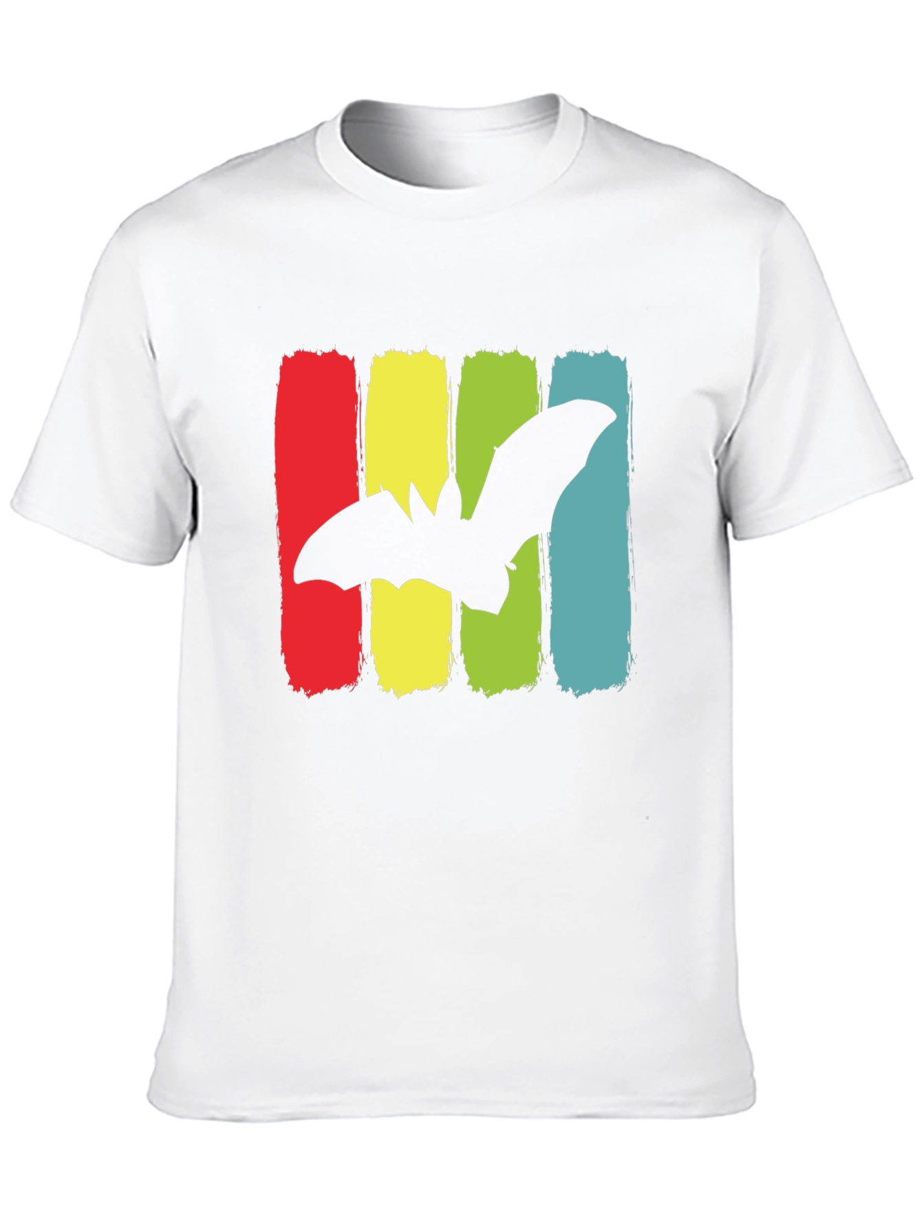 Black Retro Bat Graphic T-Shirt - Unique Design! view 10