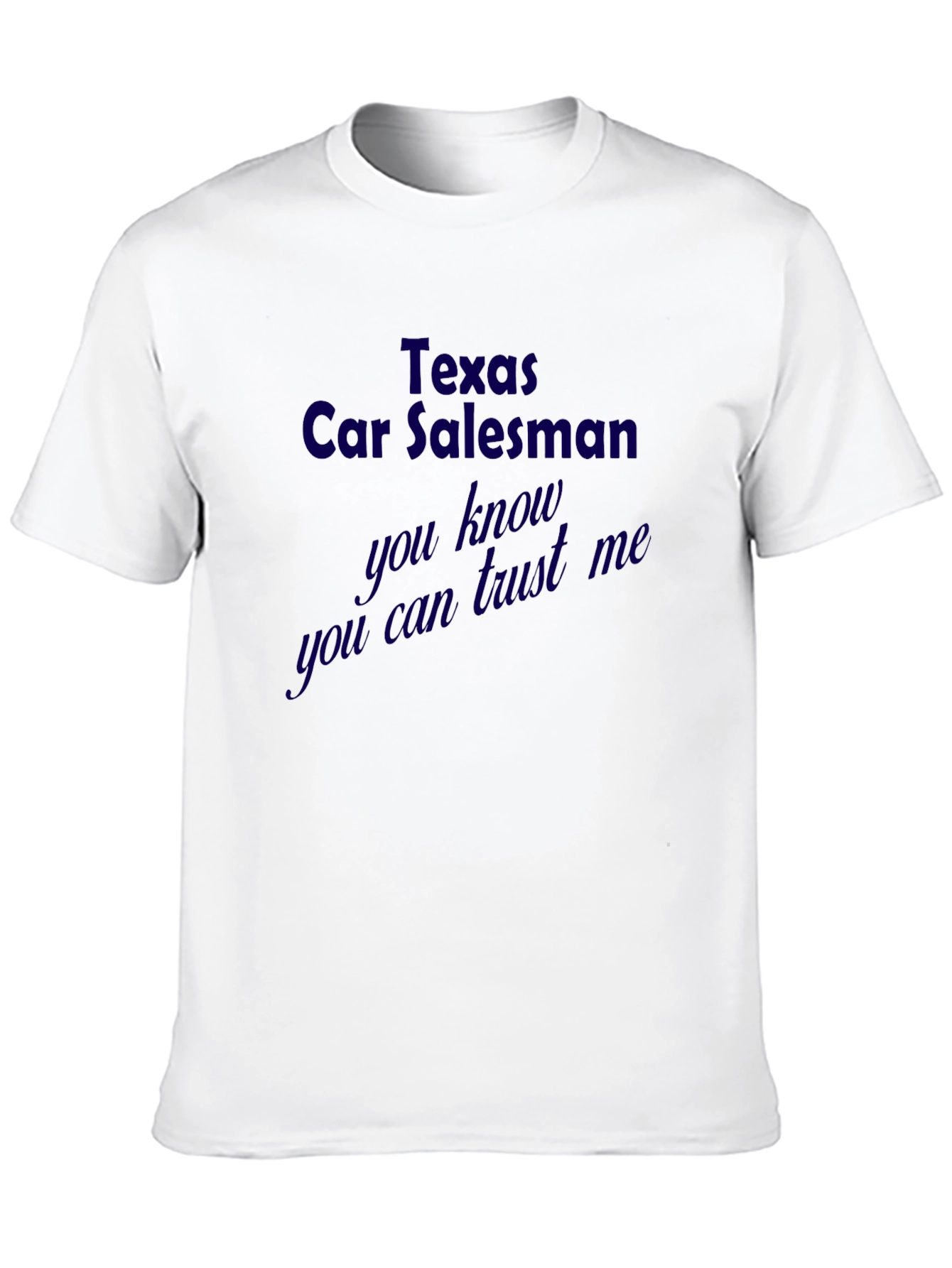 Black Texas Car Salesman Novelty Graphic Tee view 10