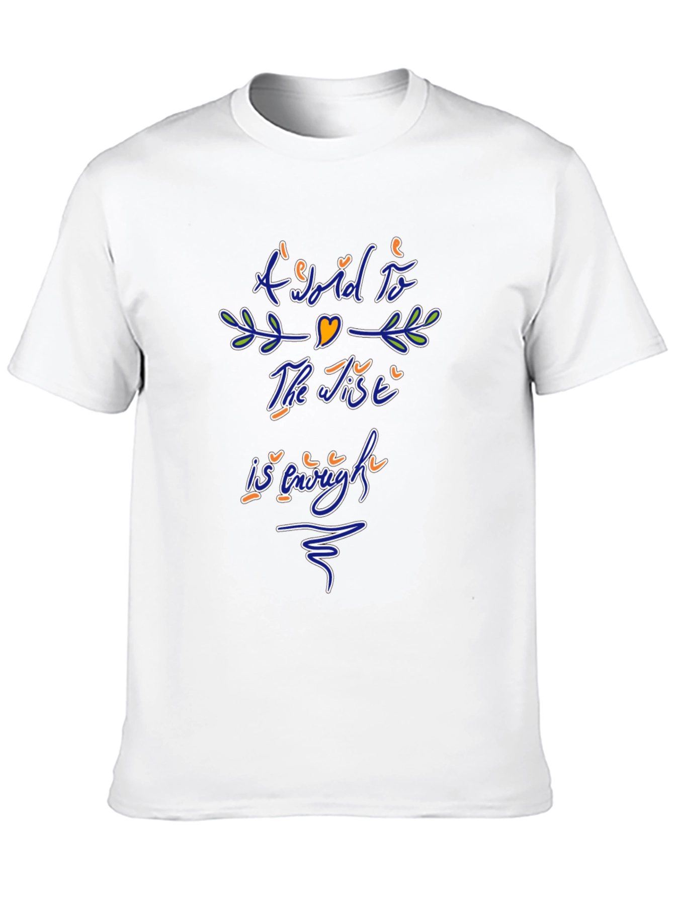 Black A Word to the Wise T-Shirt view 10