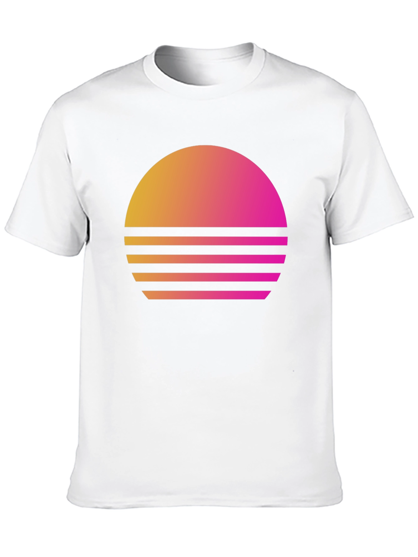 Black Retro Sunset T-Shirt - Vintage Style Graphic Tee view 10