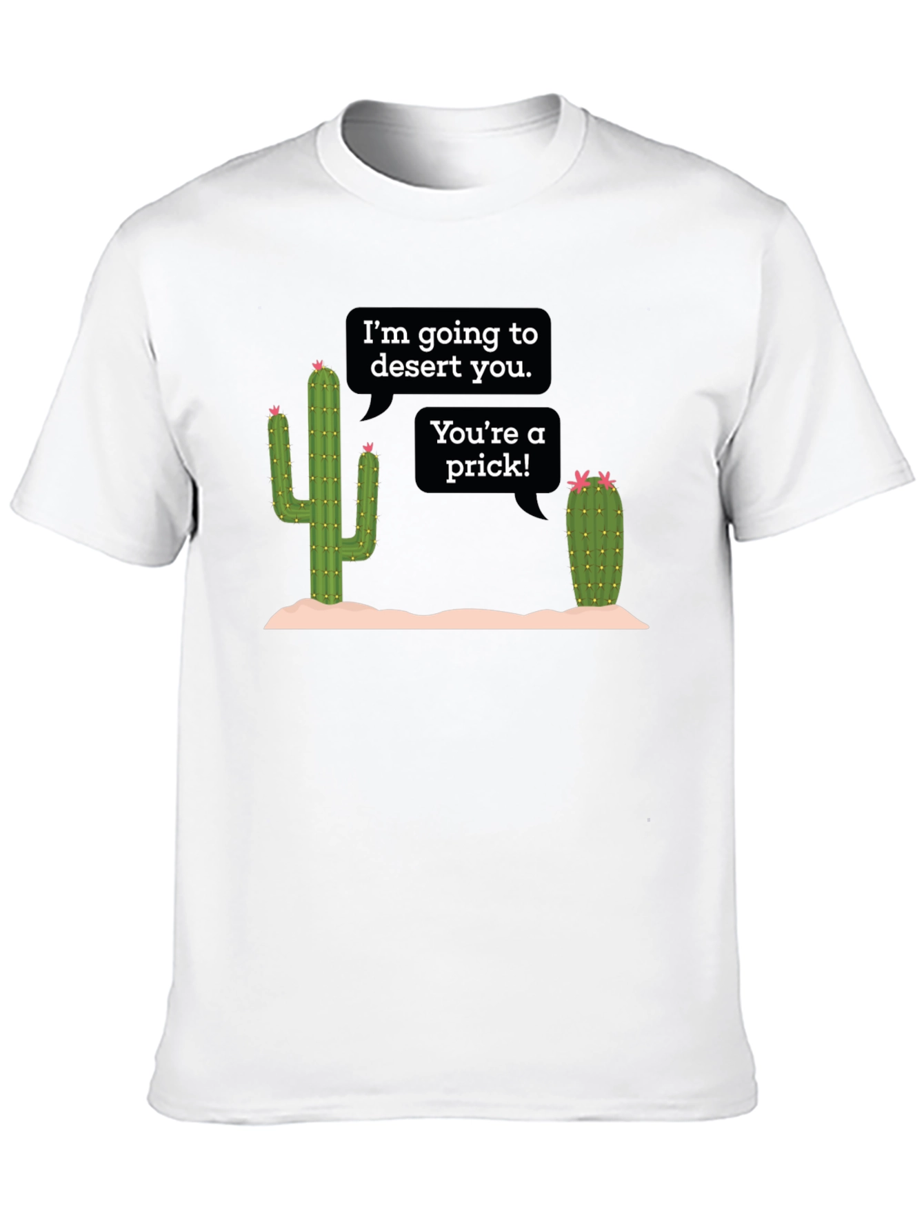 Black Desert You Cactus Graphic T-Shirt view 10