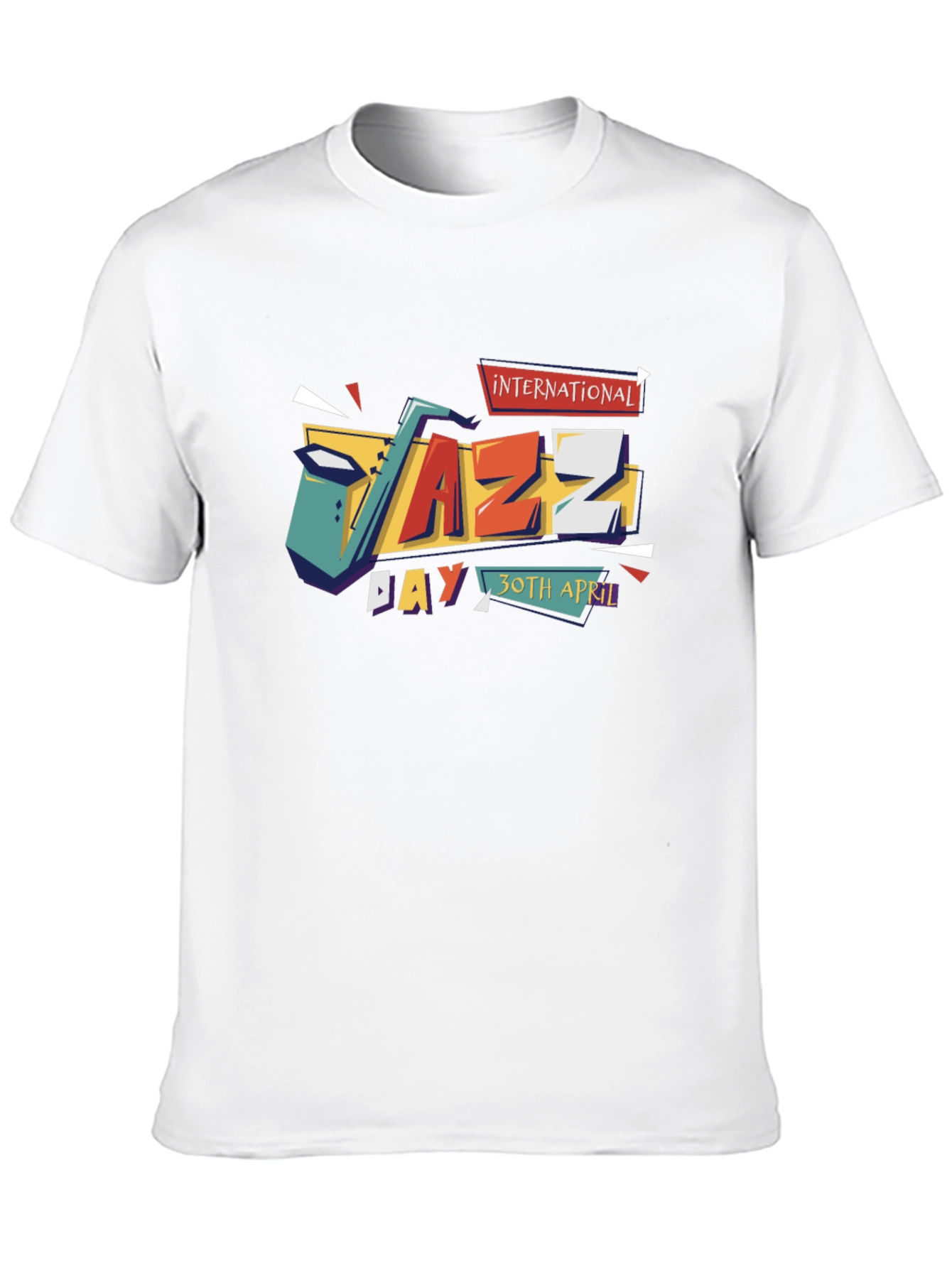 Black International Jazz Day Black T-Shirt view 10