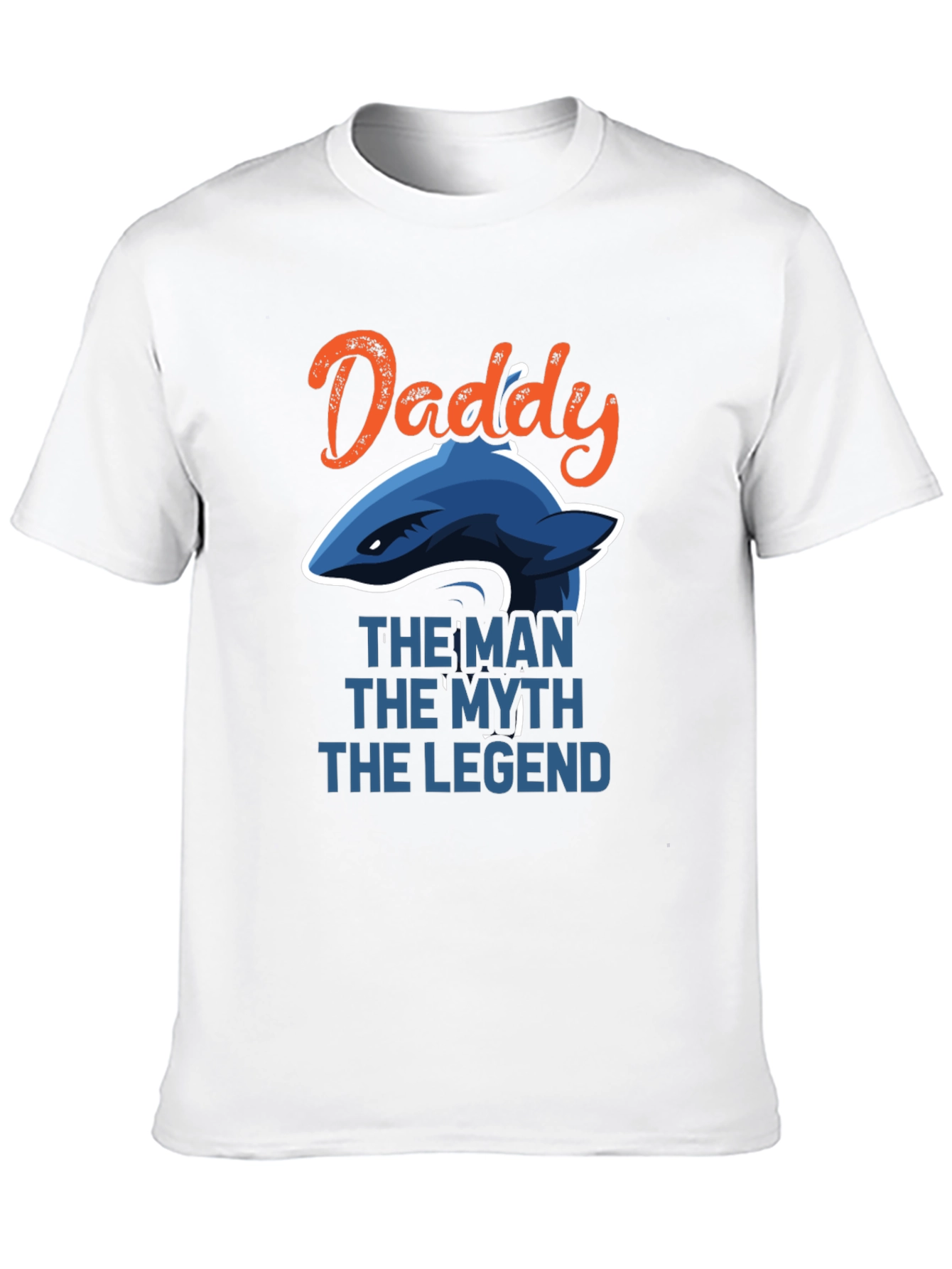 Black Daddy Shark Graphic T-Shirt view 10