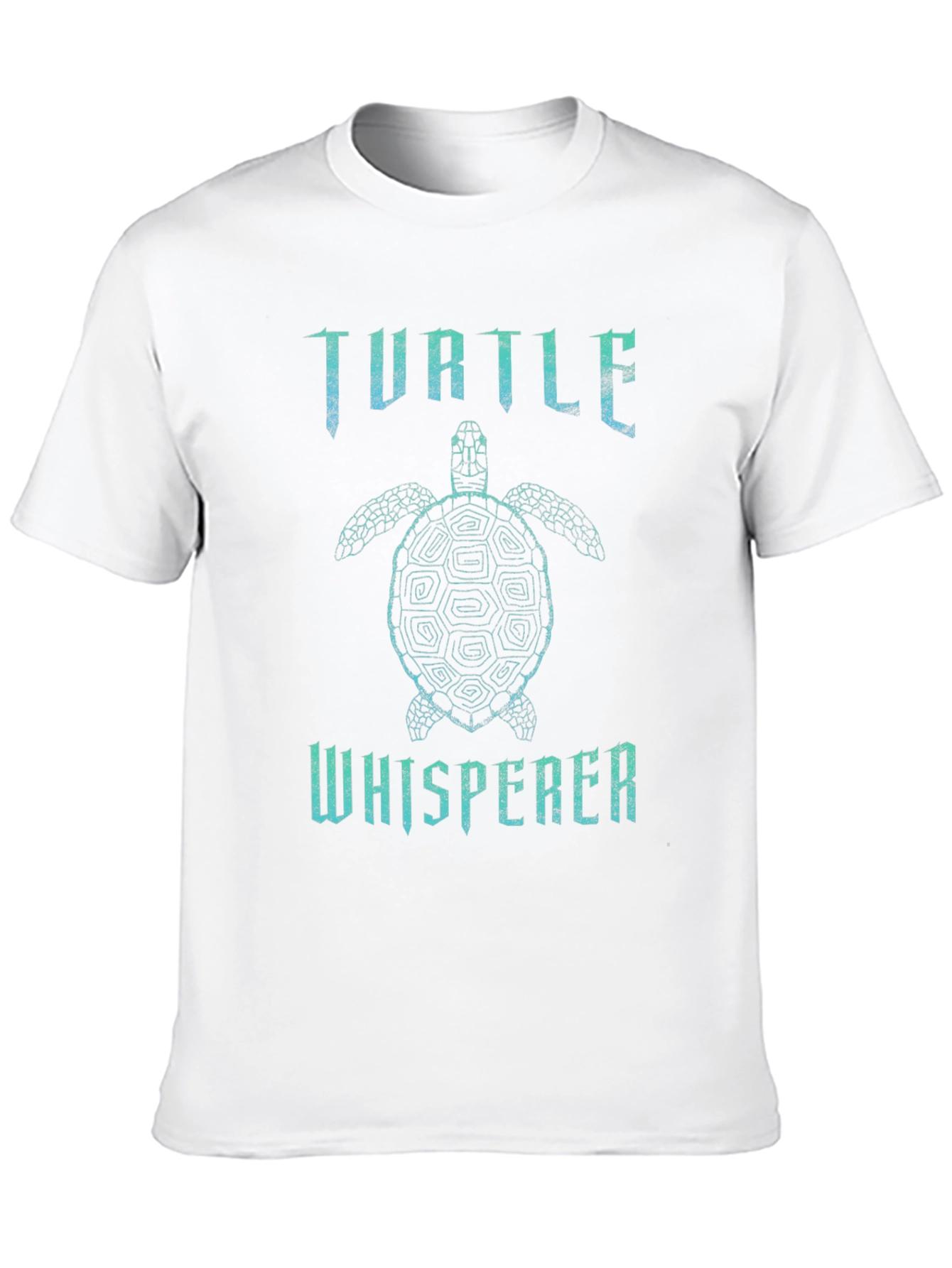 Black Turtle Whisperer Black T-Shirt view 10