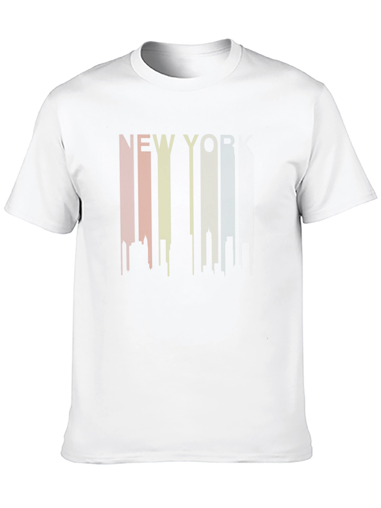 Black New York Skyline Graphic Tee - Black view 10