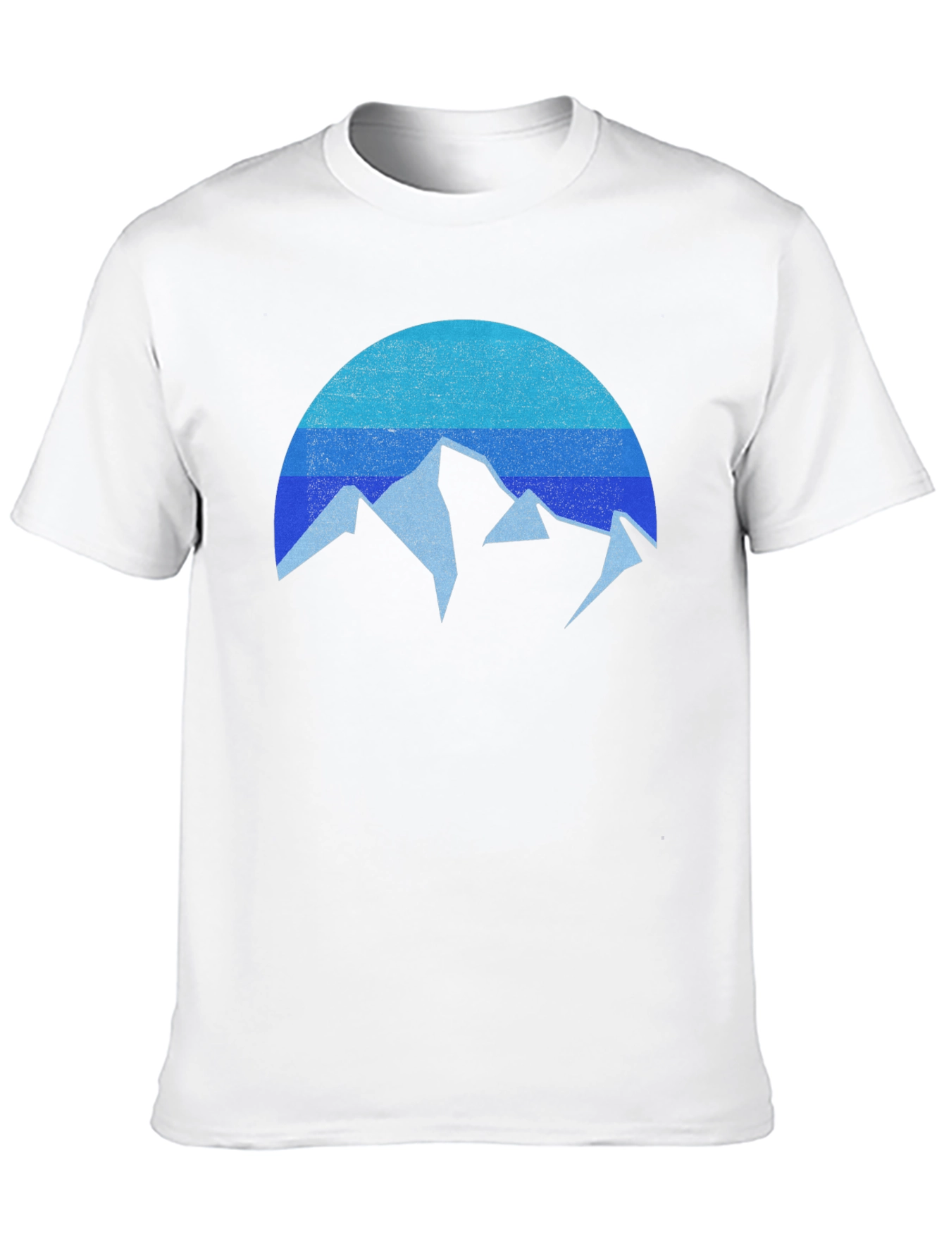 Black Retro Mountain Graphic Tee - Black view 10