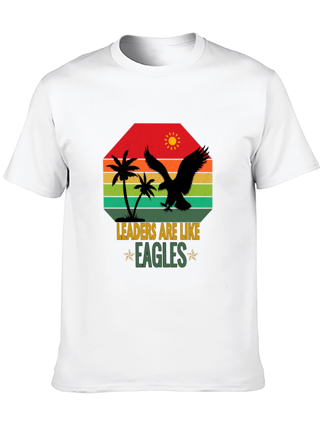 Black Leaders are Like Eagles Graphic T-Shirt view 10