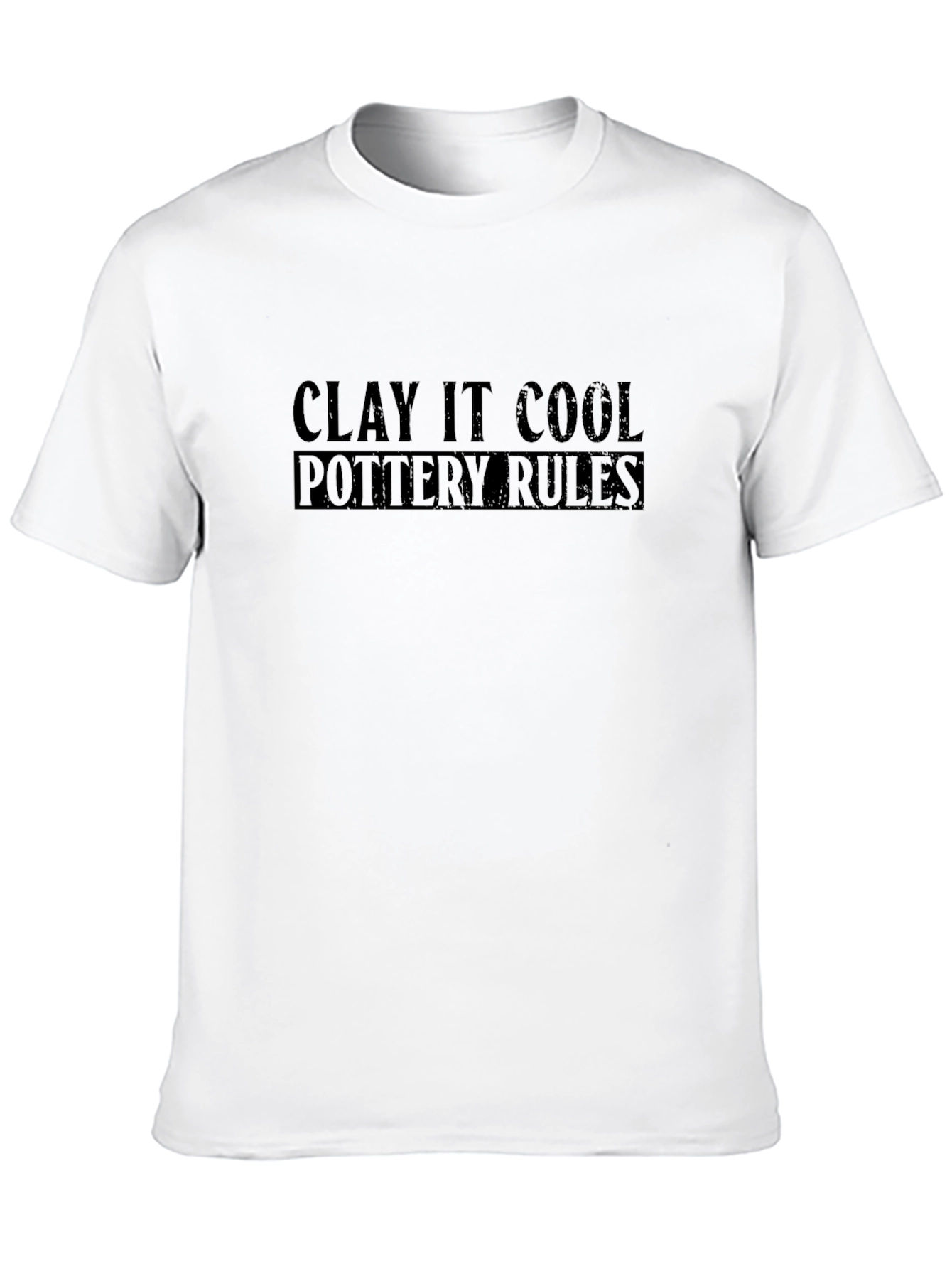 Black Clay It Cool Pottery Rules Graphic T-Shirt view 10