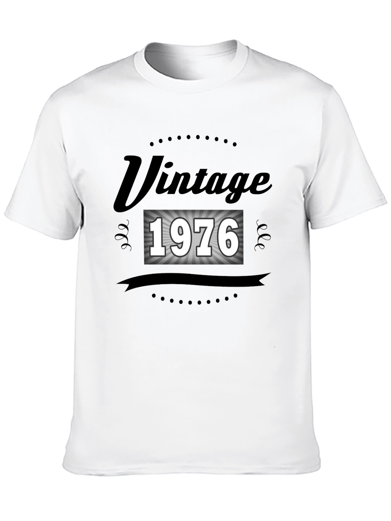 Black Vintage 1976 Graphic T-Shirt - Retro Style view 10