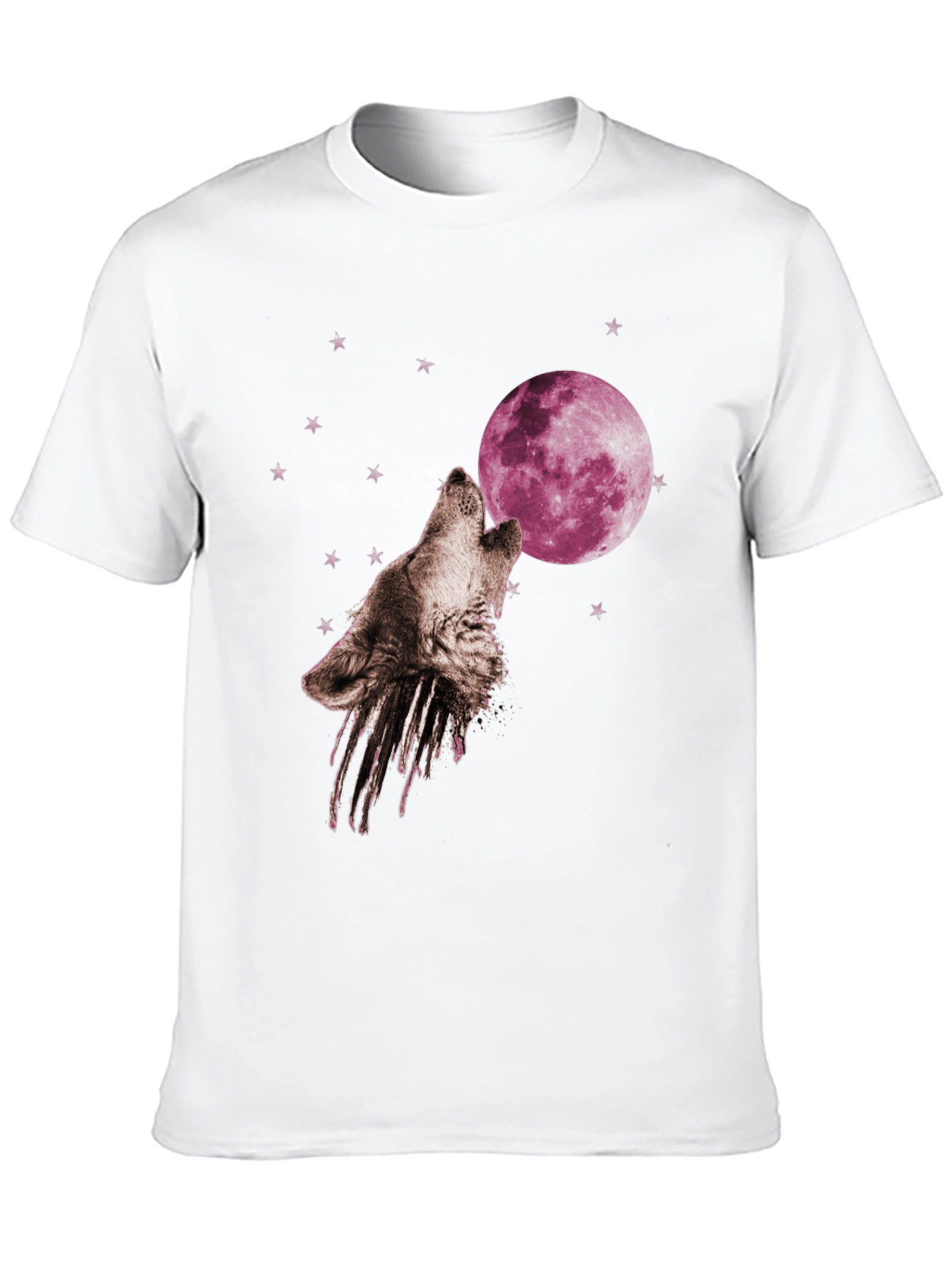 Black Wolf Moon T-Shirt - Graphic Print view 10