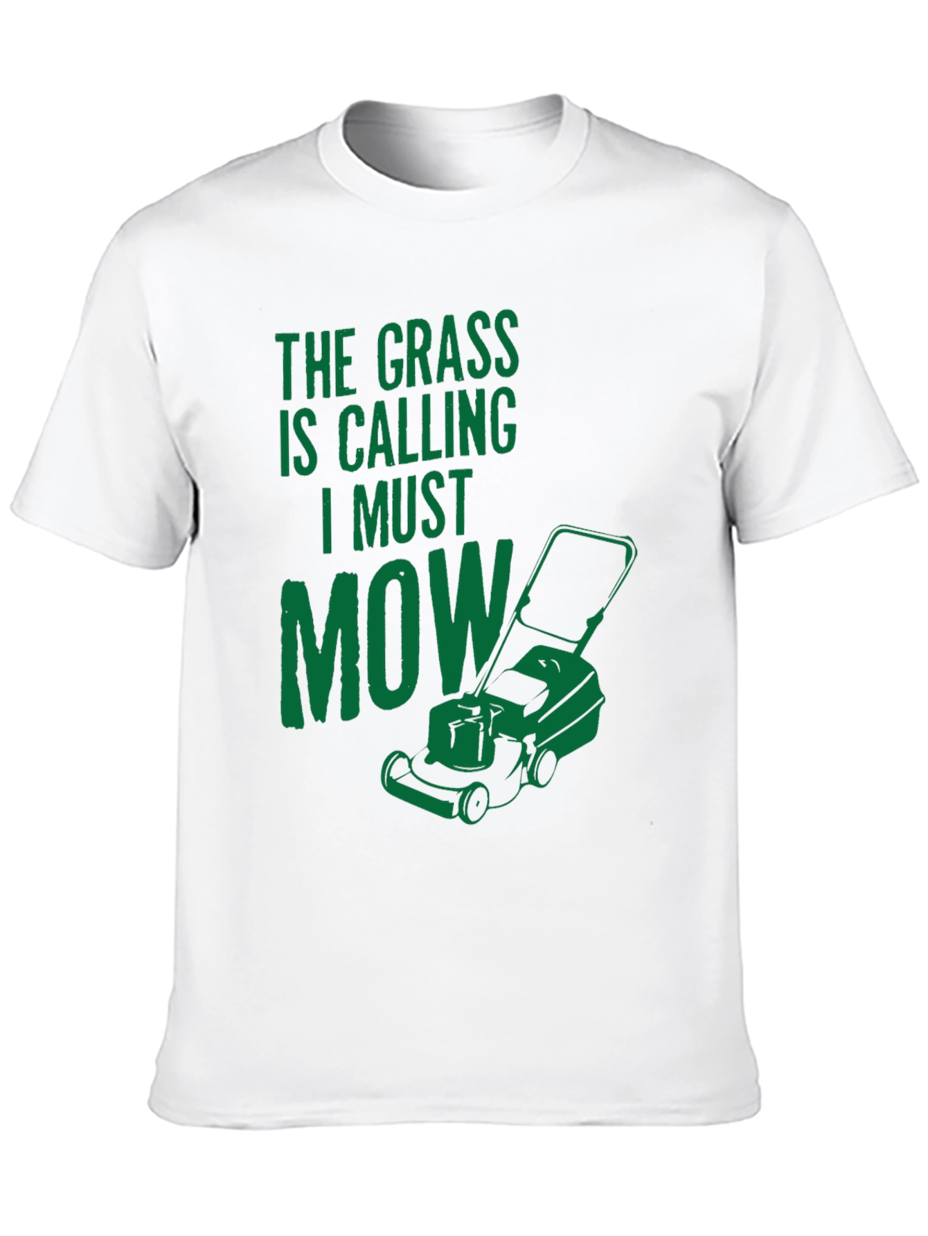 The Grass is Calling T-Shirt - Funny Mowing Tee - 10