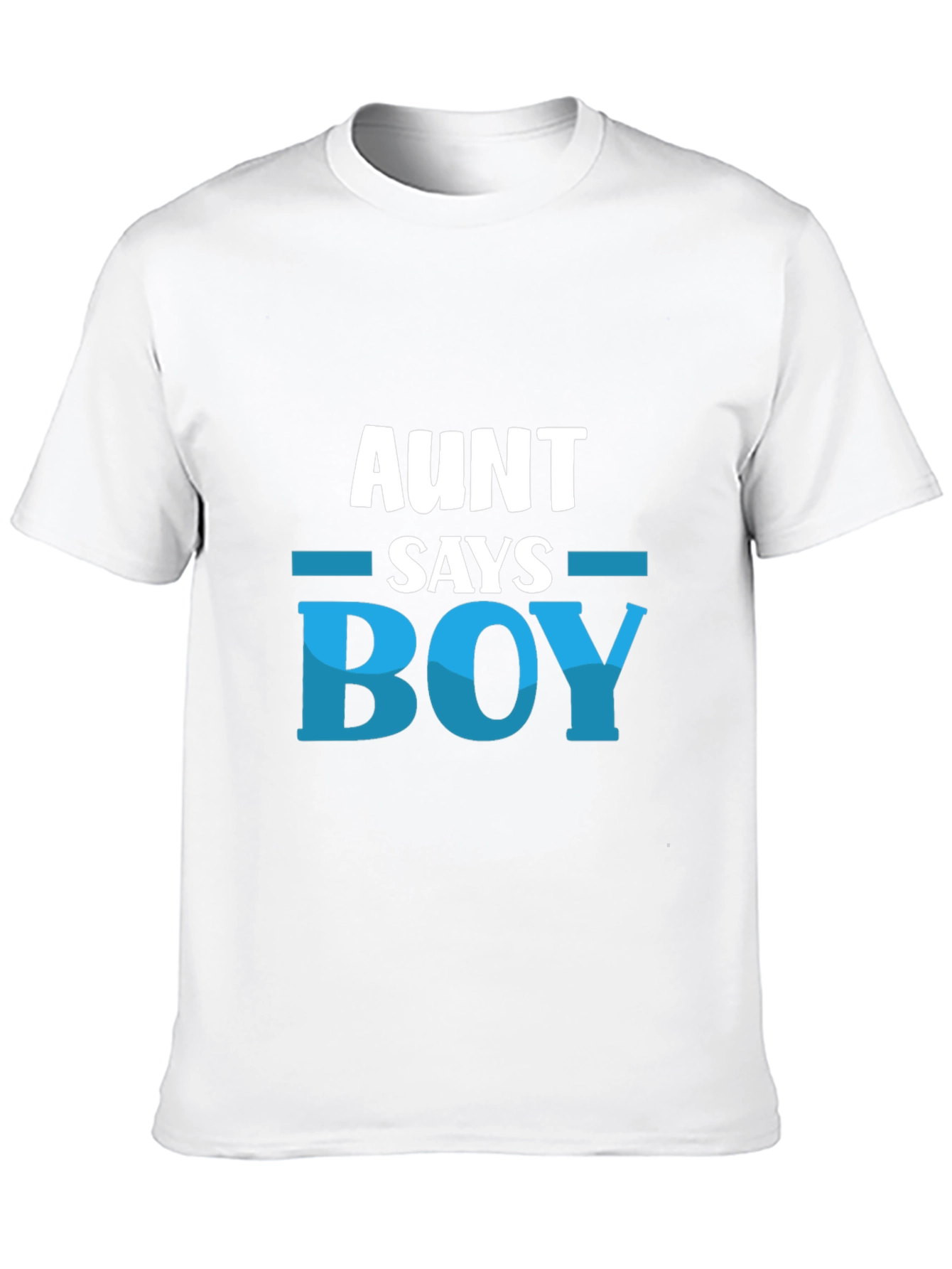 Black Aunt Says Boy T-Shirt - Baby Shower Gift view 10