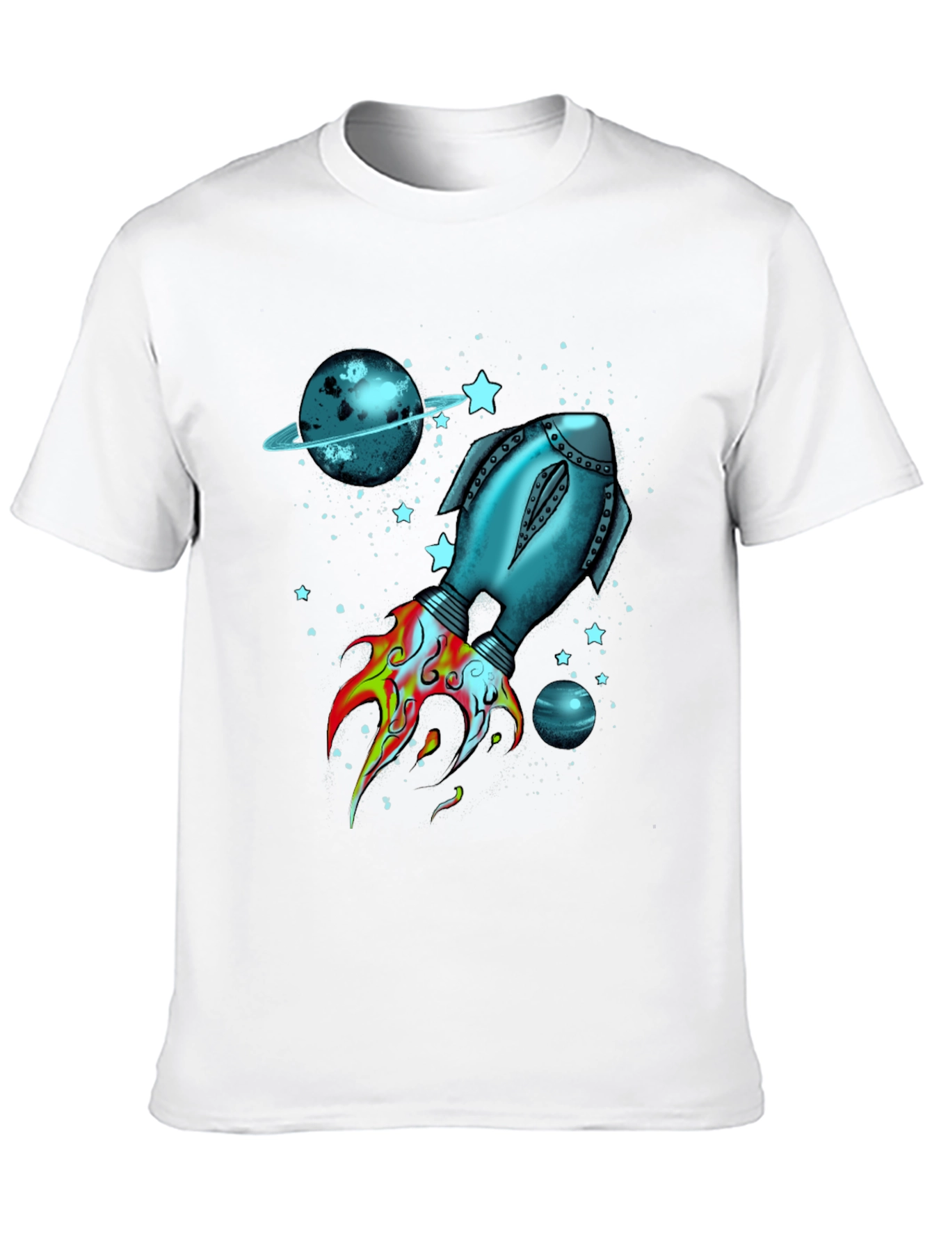 Cosmic Rocket T-Shirt - Blast Off in Style! - 10