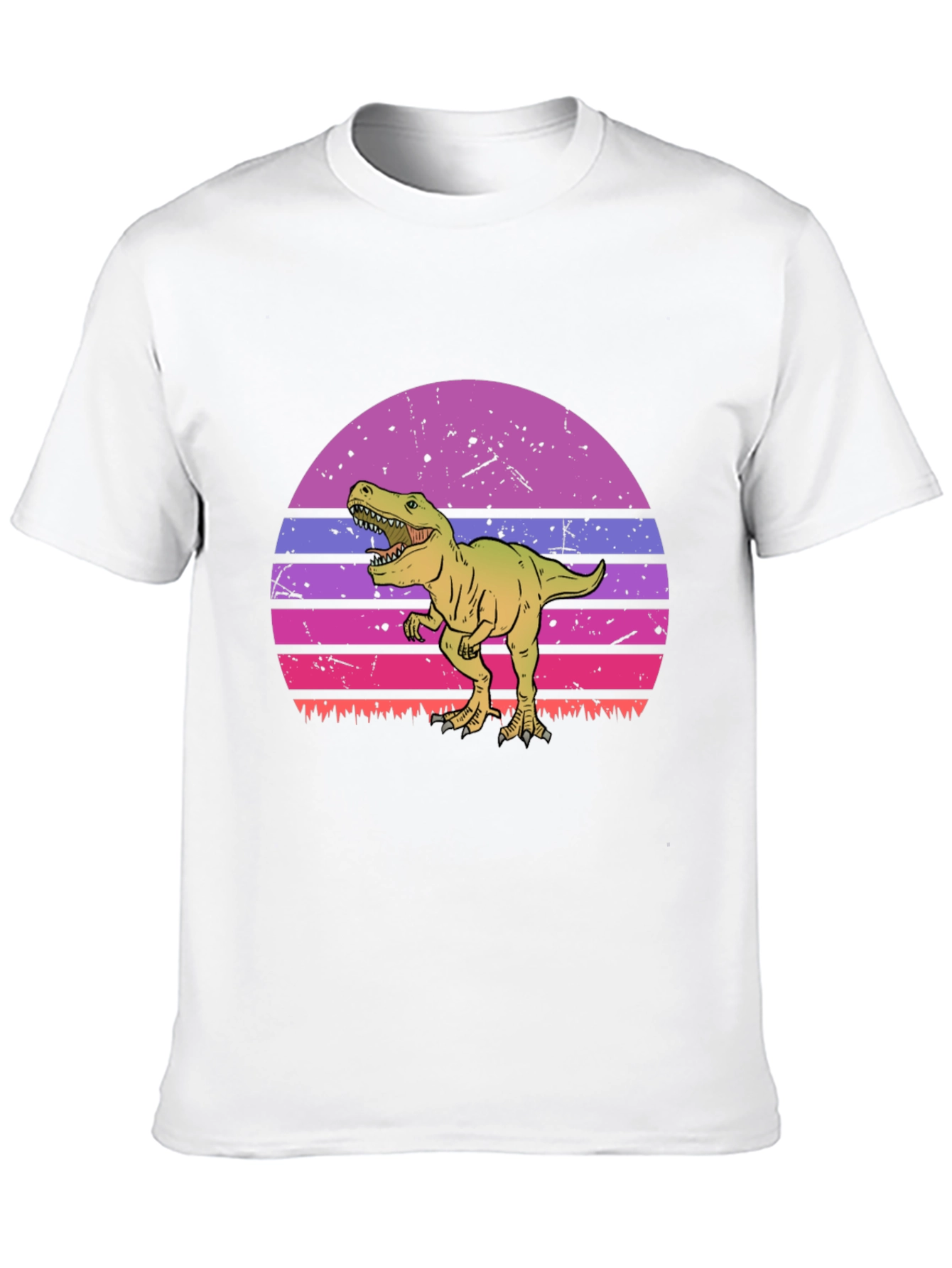 Black Retro Dinosaur T-Shirt view 10