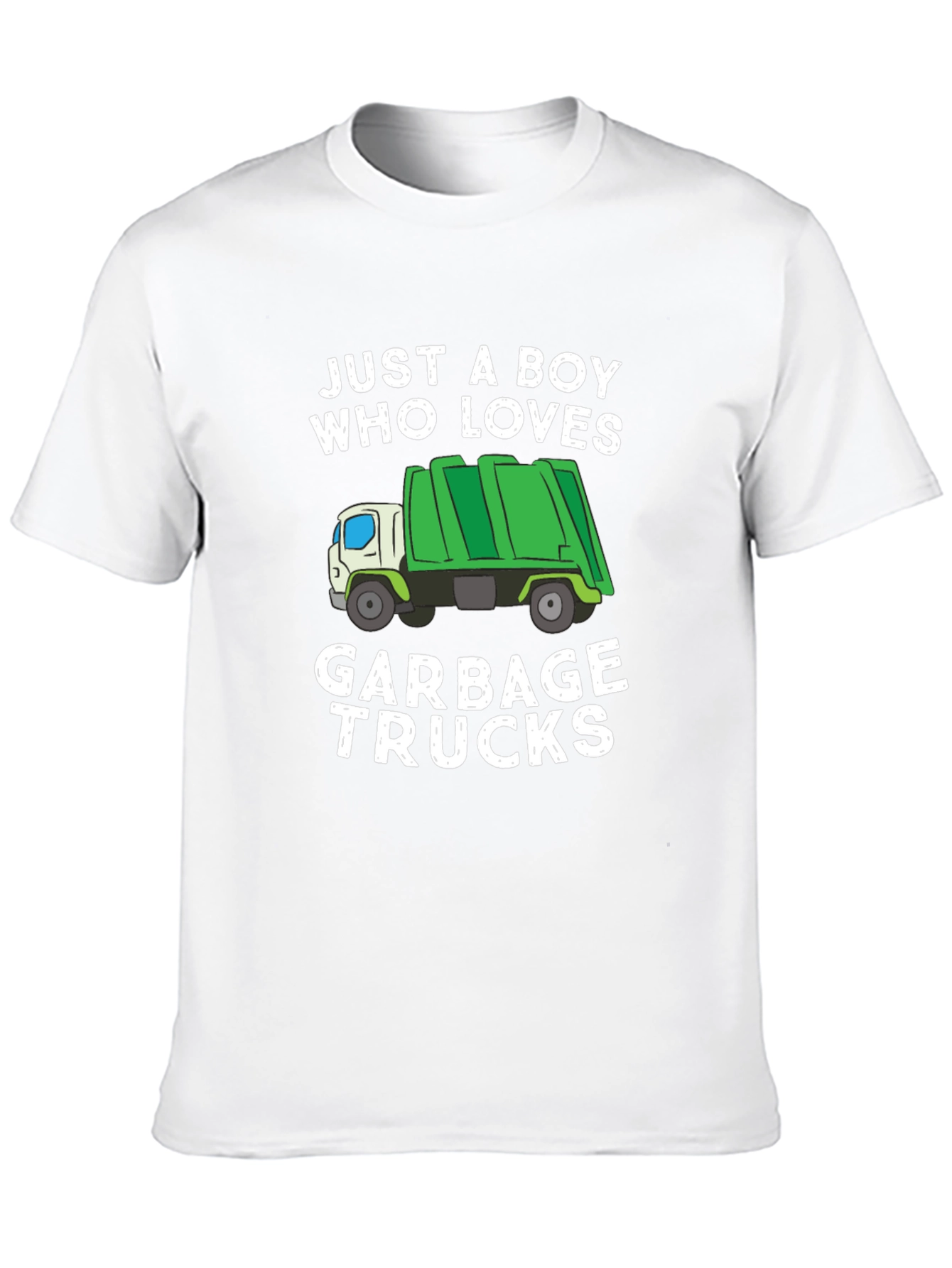 Black Garbage Truck Lover T-Shirt view 10