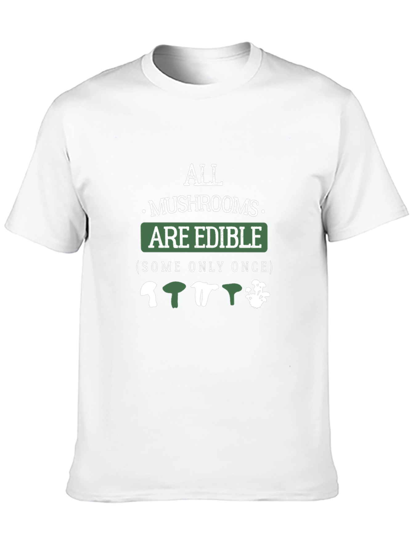 Black Edible Mushrooms Graphic Tee view 10