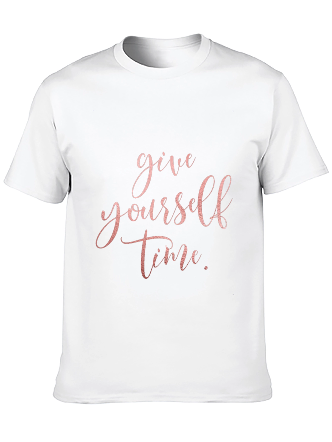 Black Give Yourself Time Black Graphic Tee view 10