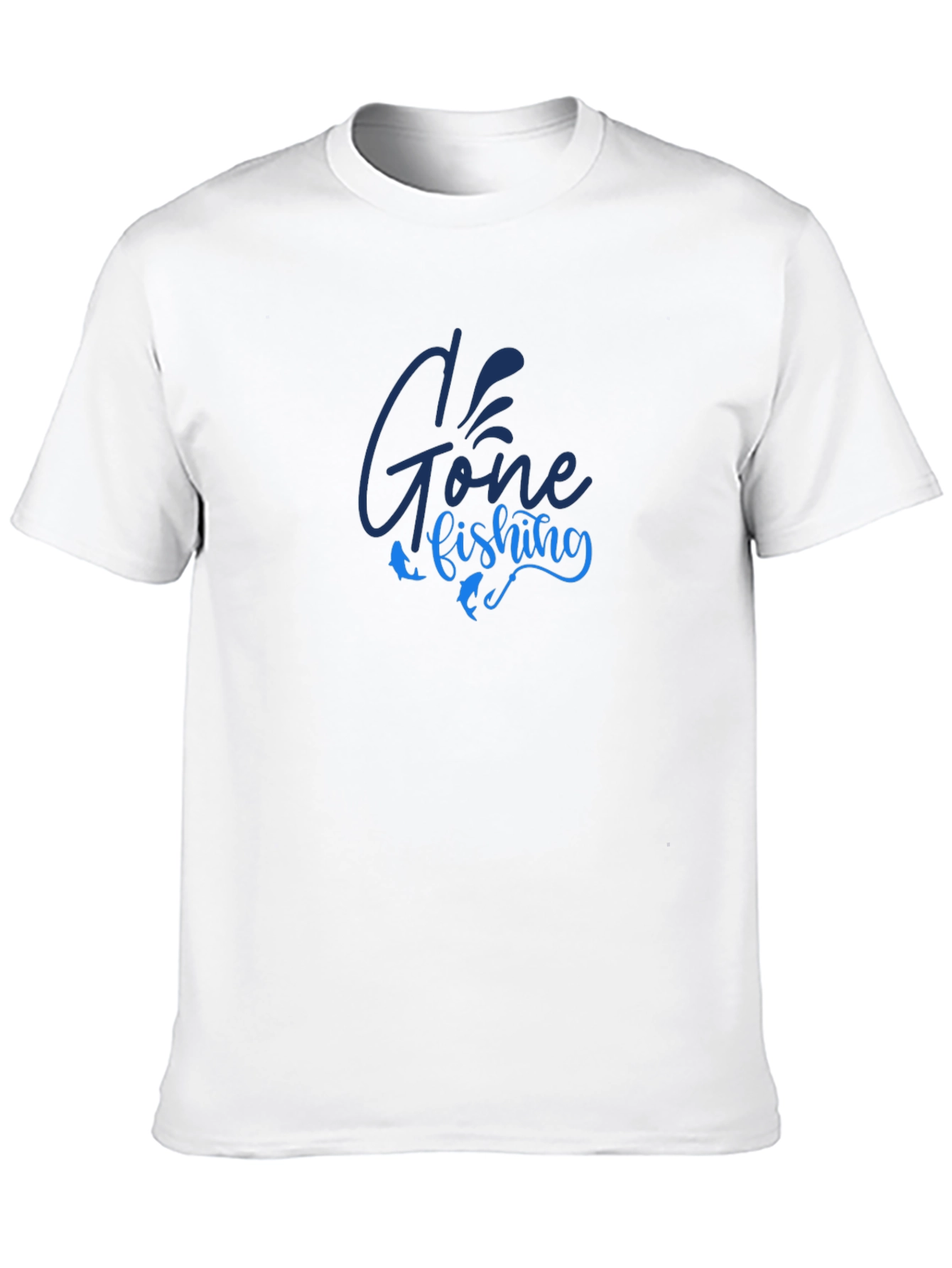 Black Gone Fishing Graphic T-Shirt - Black view 10