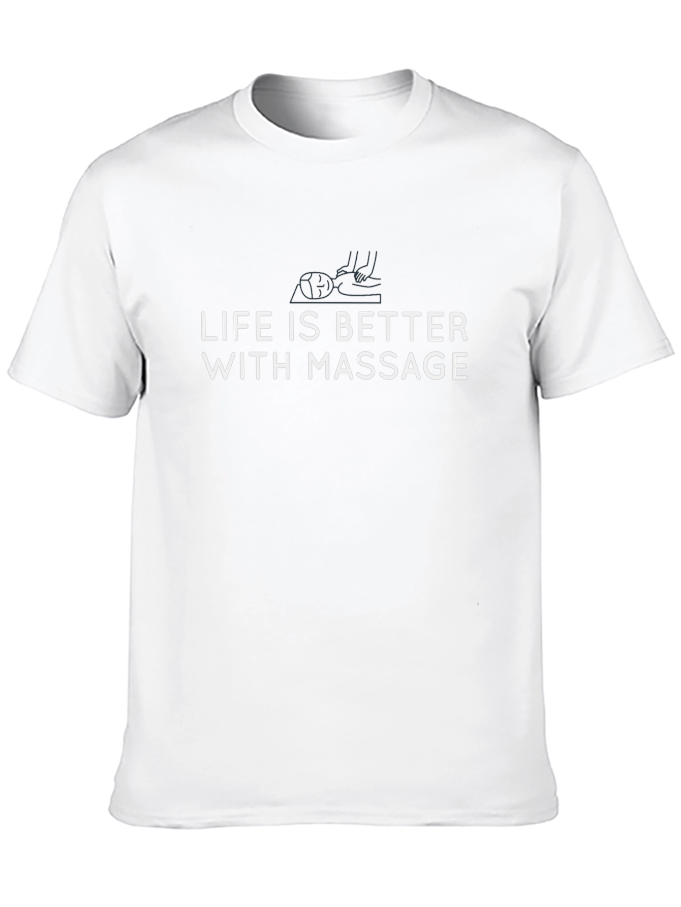 Black Life is Better With Massage Graphic Tee view 10